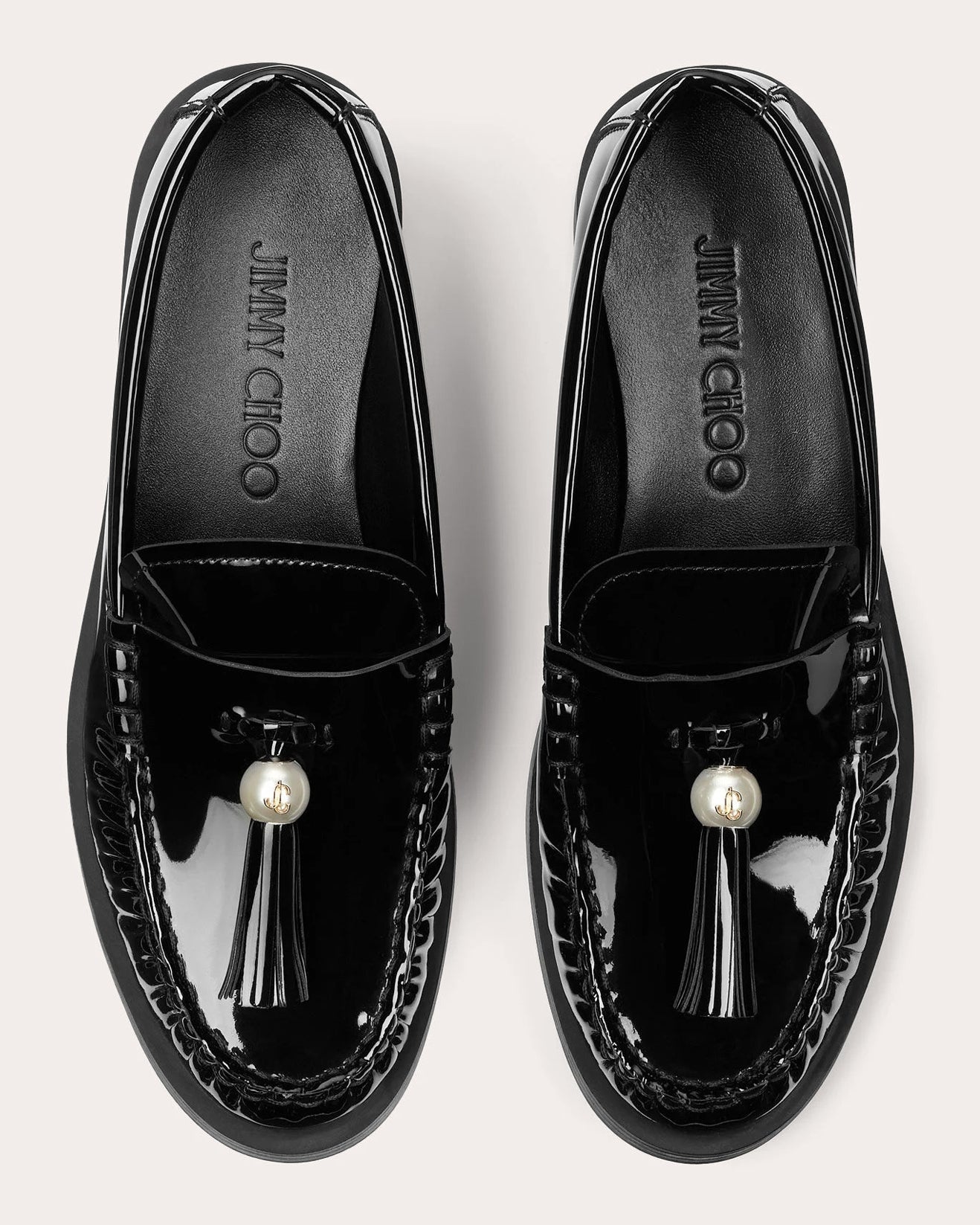 Addie Embellished Tasseled Patent-Leather Loafer - 4