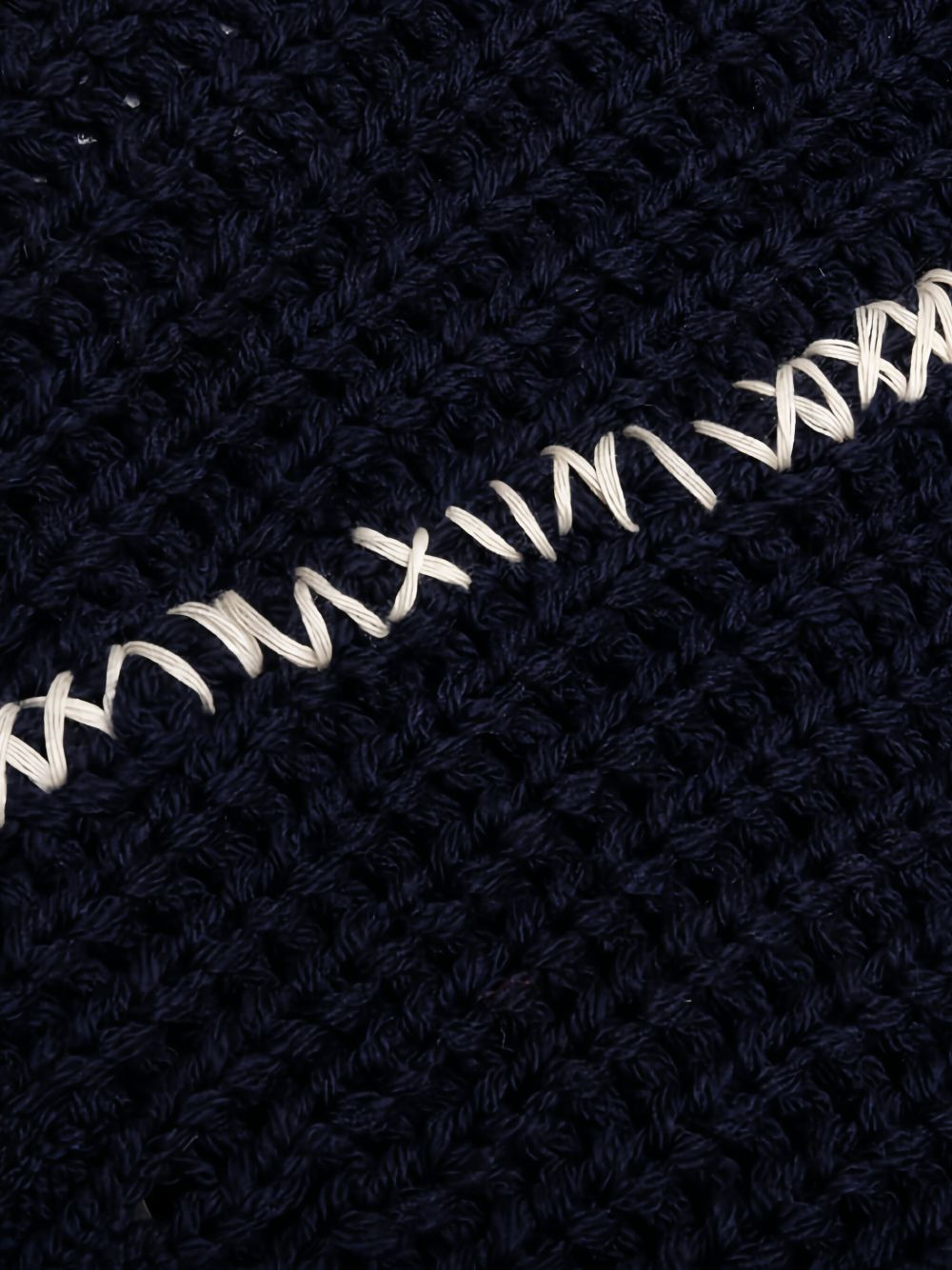stitch-detail crew-neck sweater - 5
