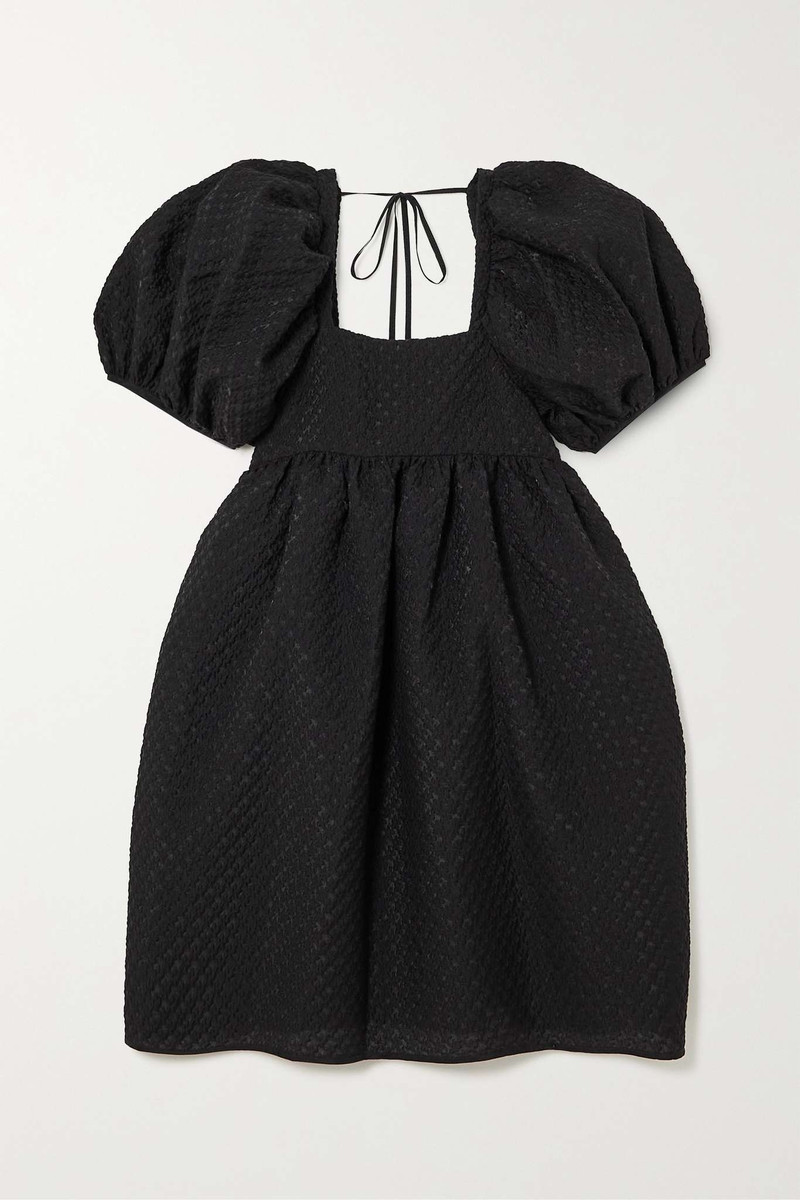 Tilde cotton-blend cloqué mini dress 1