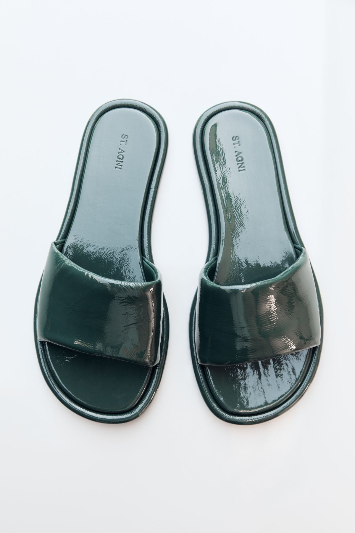 Soft Slipper - Patent Deep Green - 2
