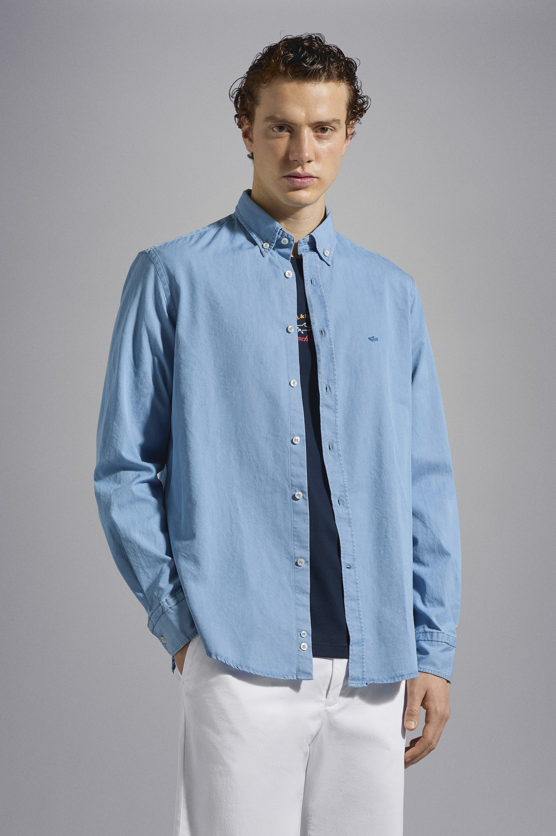 DENIM COTTON SHIRT - 6