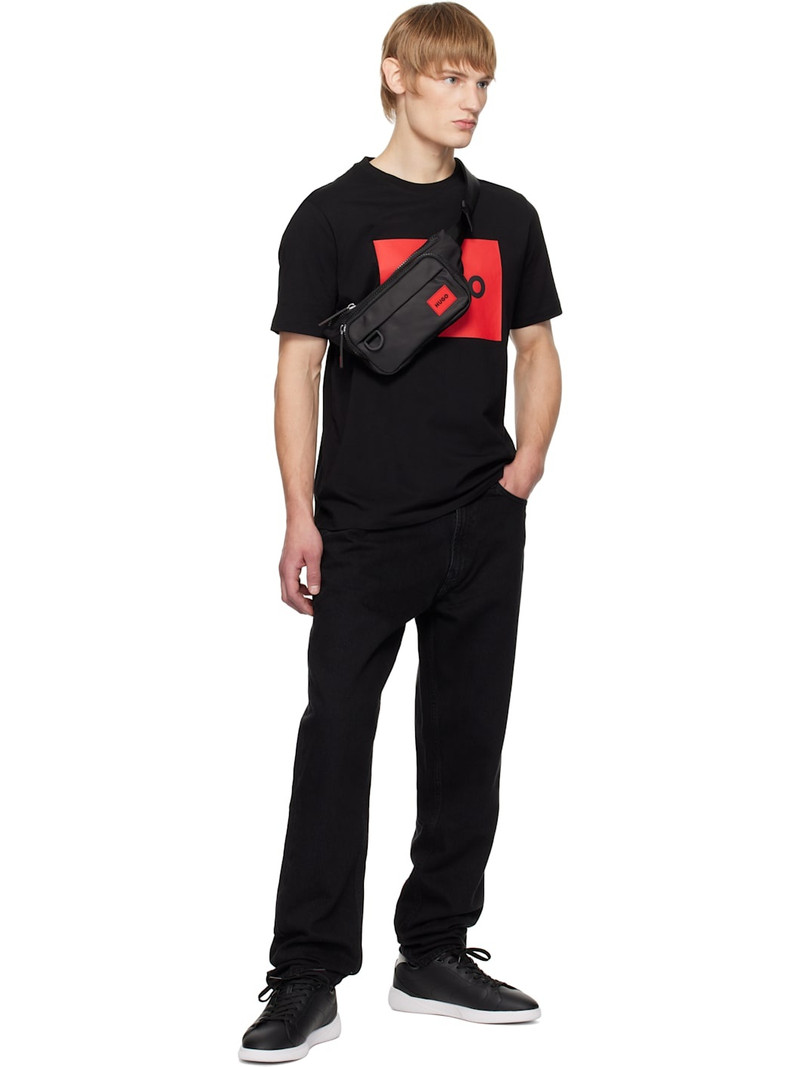 HUGO Black Tapered-Fit Jeans outlook