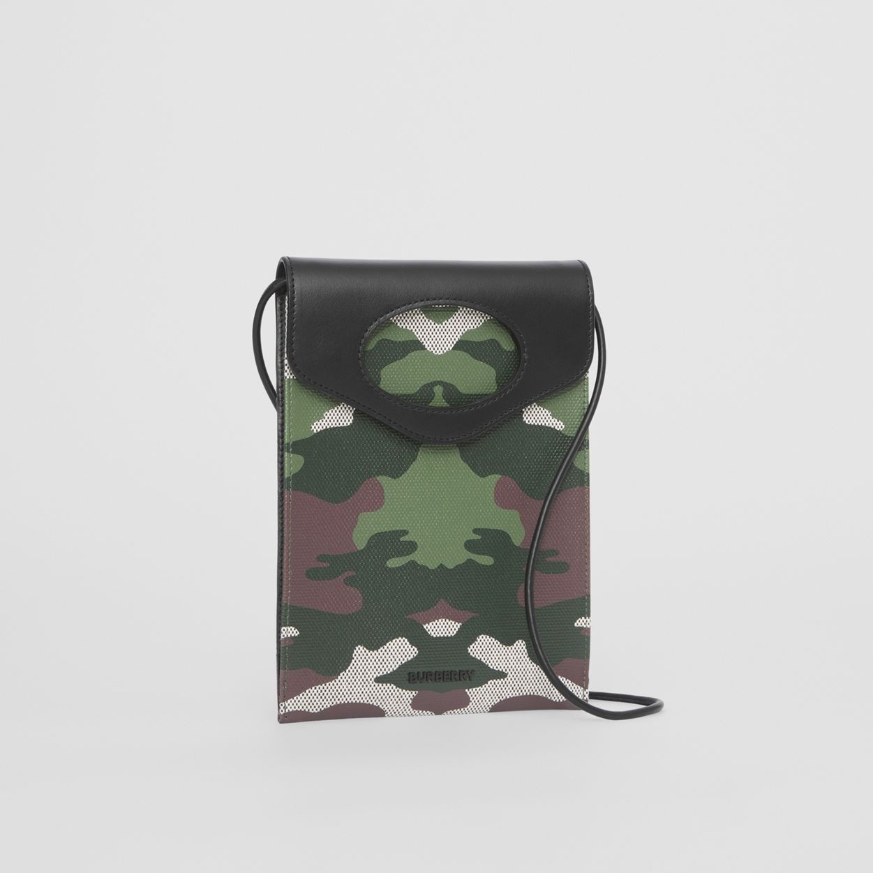 Camouflage Print Canvas Pocket Phone Case - 8