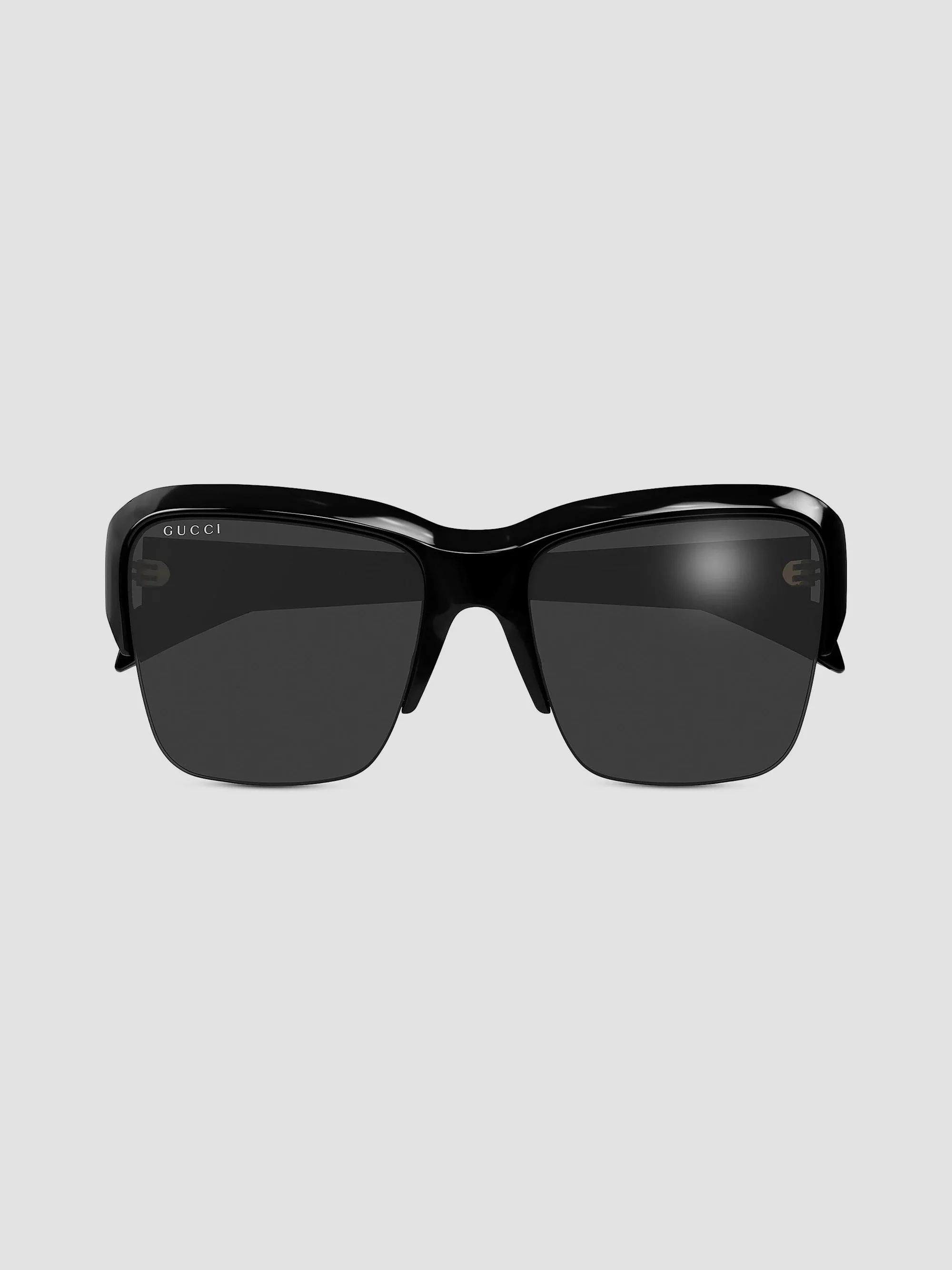 Men's 70's Nuances 57MM Navigator Sunglasses - Black - 1