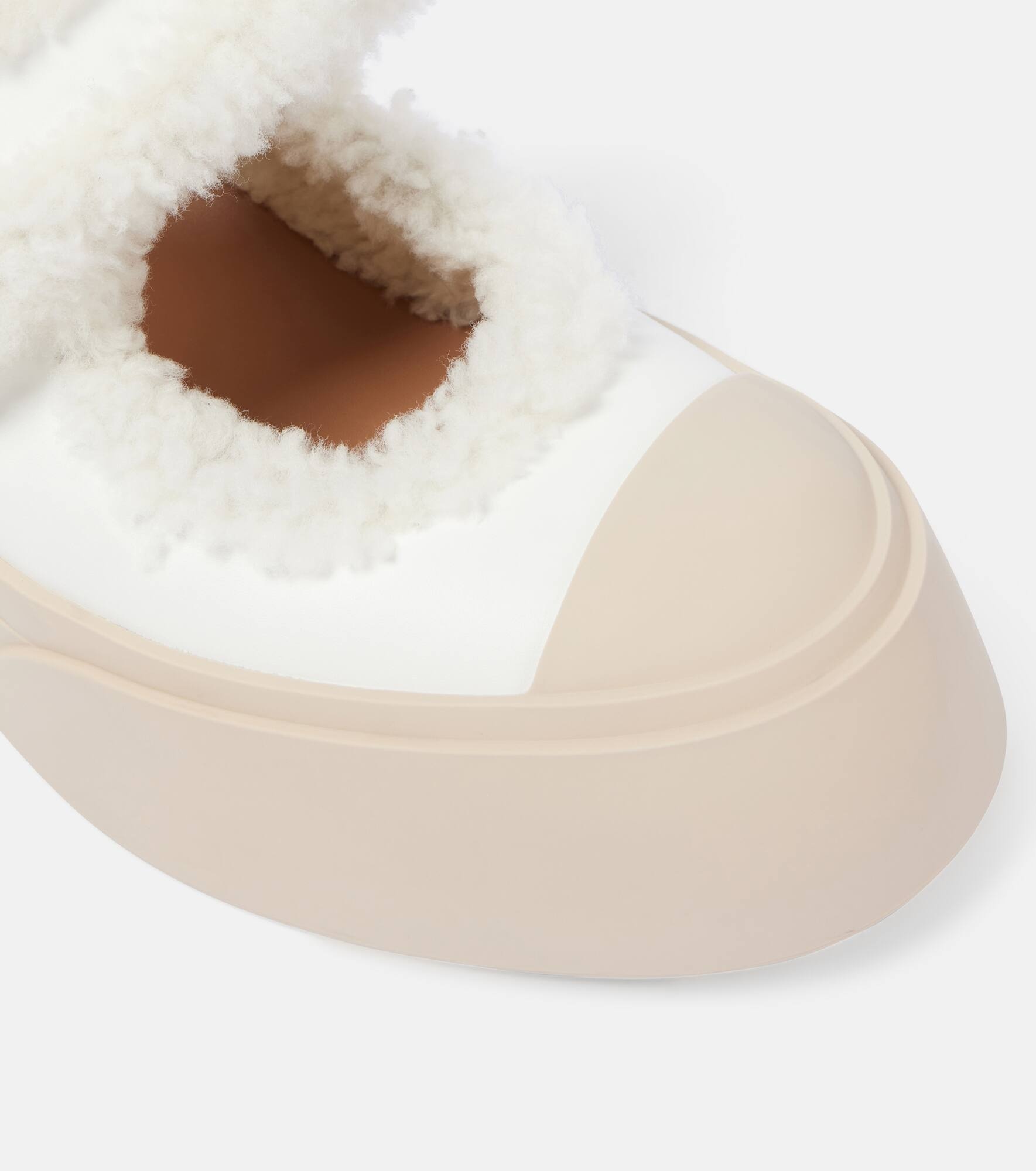 Pablo shearling-lined leather sneakers - 5