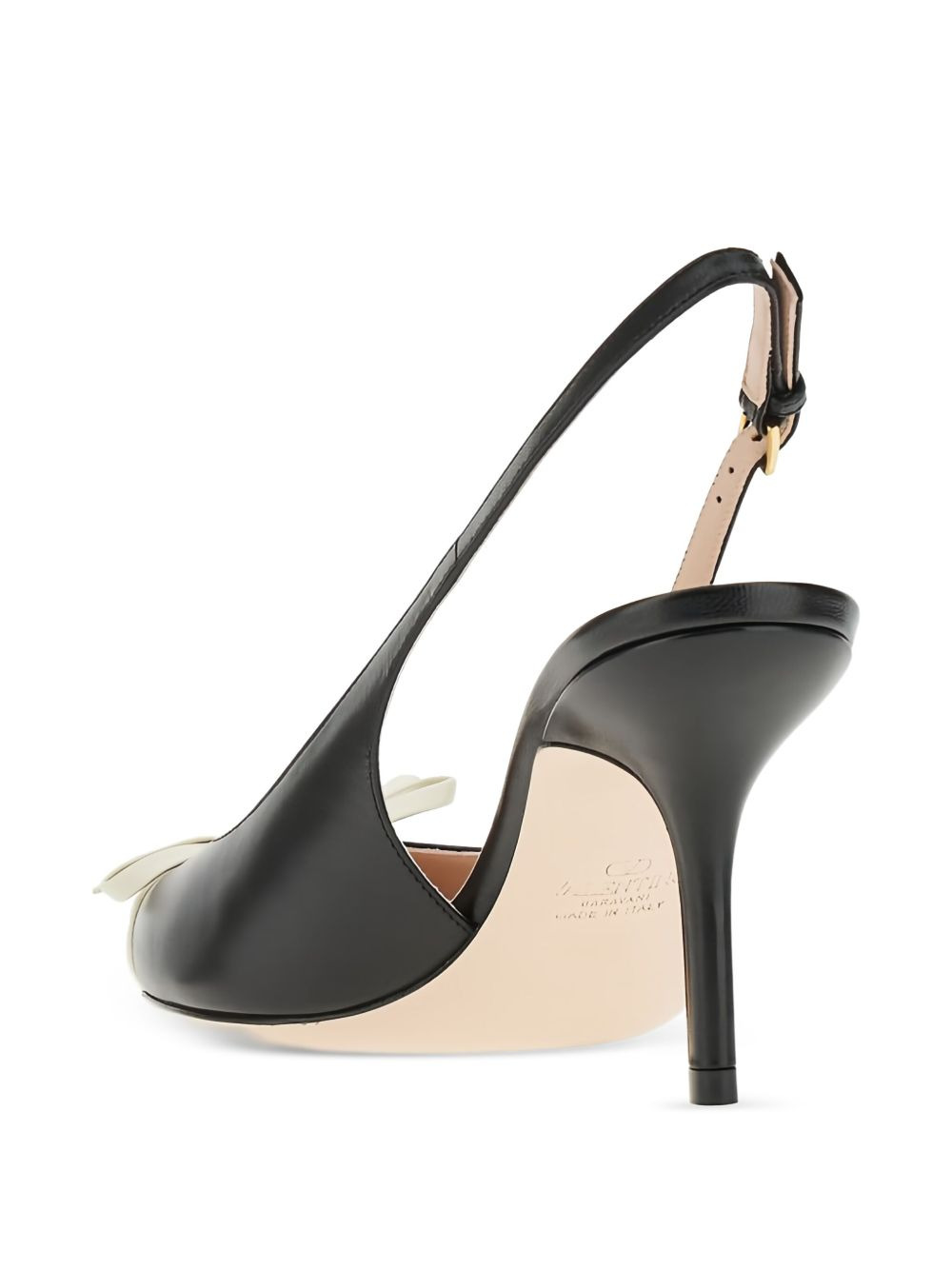 bow-detail slingback pumps - 3