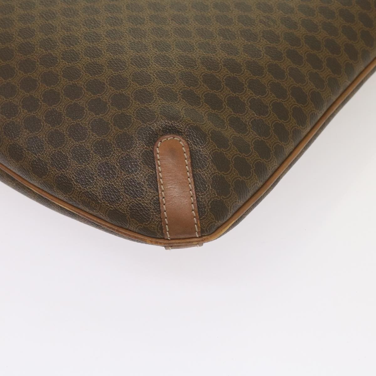 CELINE Macadam Canvas Tote Bag Pvc Brown - 16