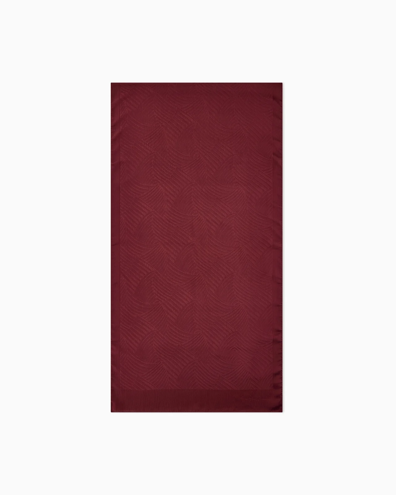 STOLE IN SILK WITH JACQUARD PATTERN - 1