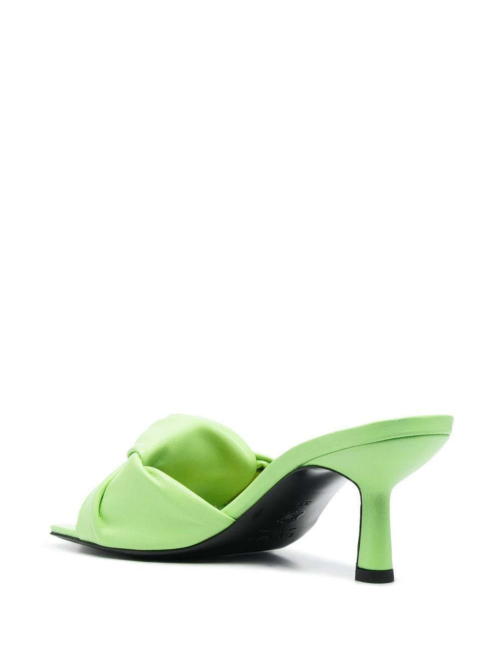 75mm leather knot-detail mules - 3