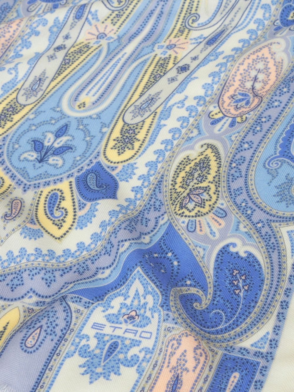 paisley-print wraparound scarf - 2