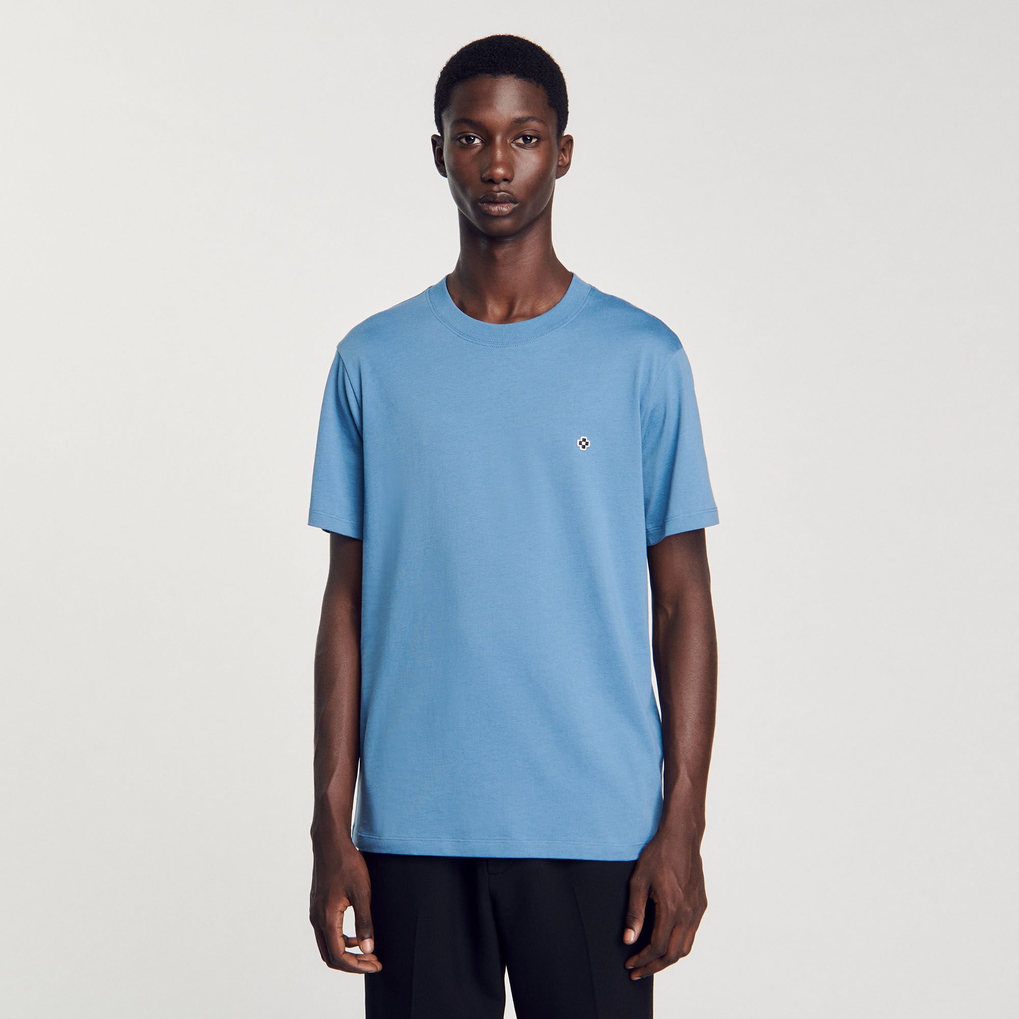 T-SHIRT WITH SQUARE CROSS PATCH - 5