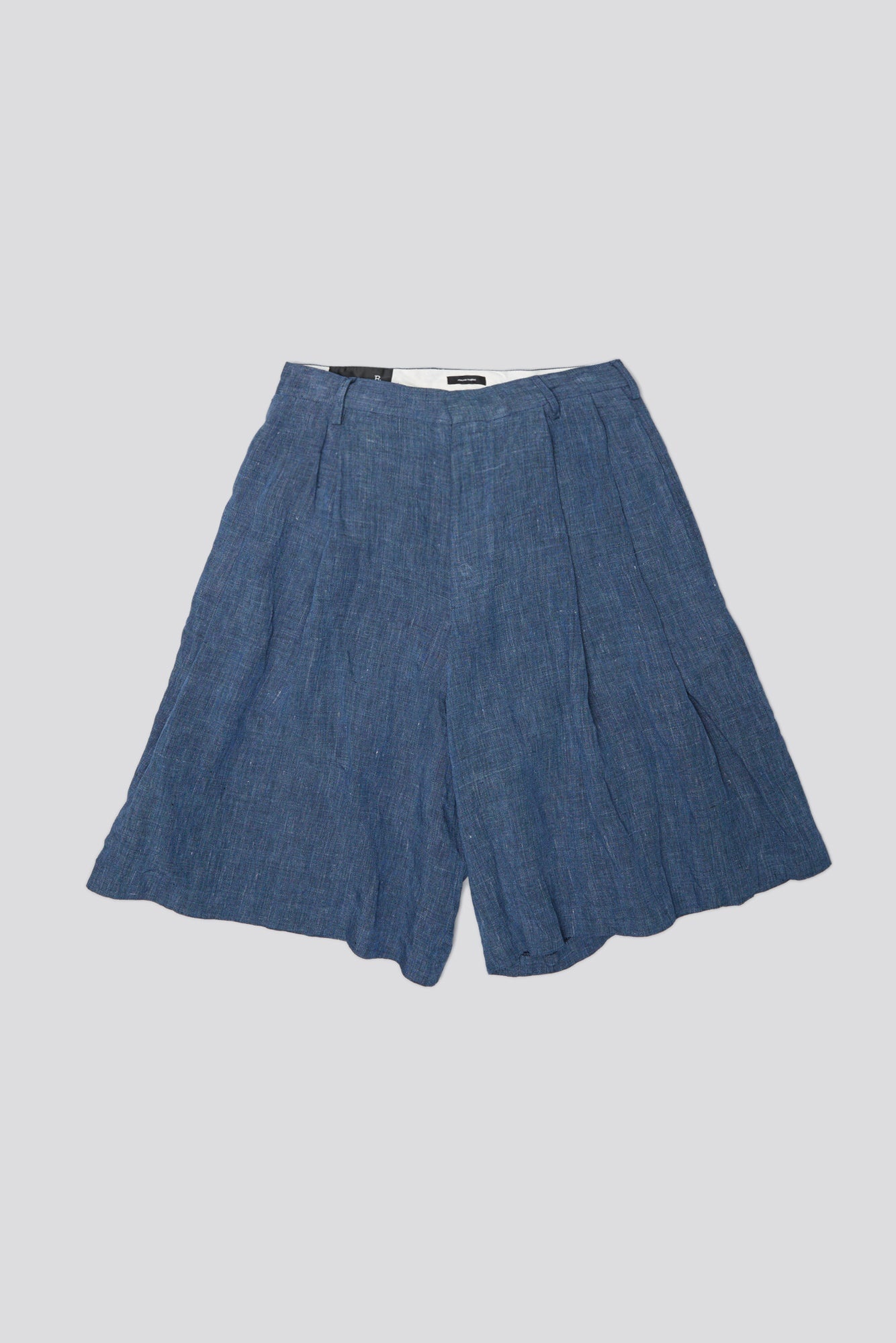 PLEATED CULOTTES - DARK INDIGO - 1