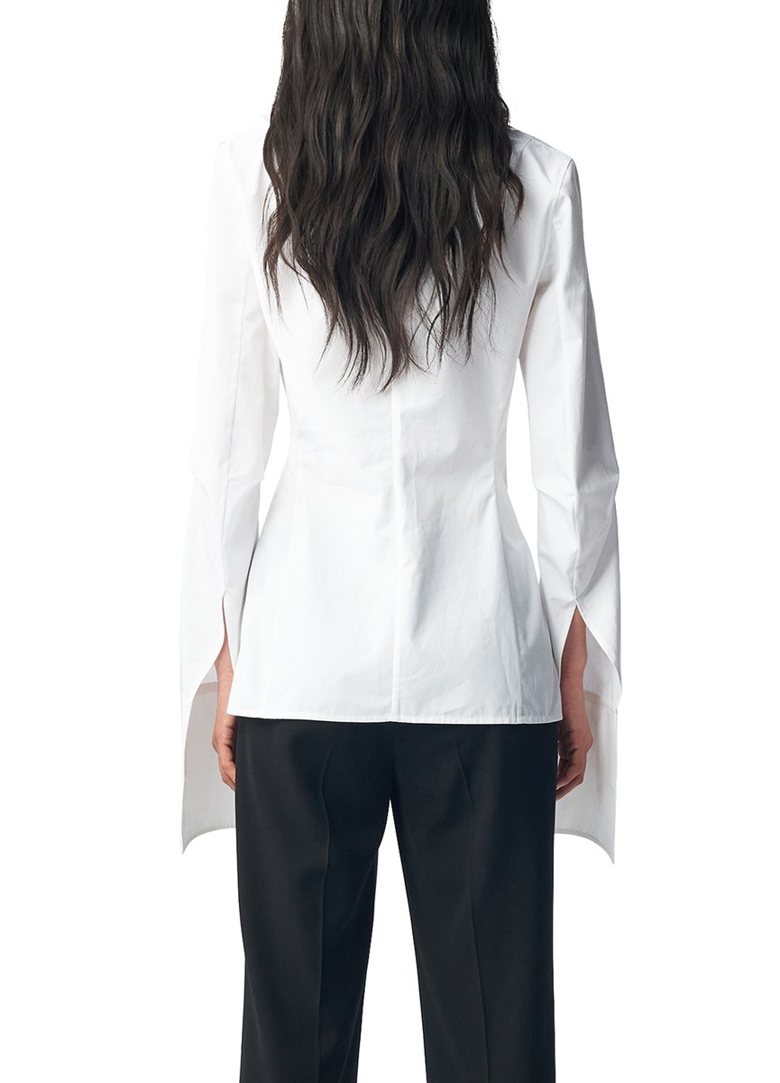 Ann Demeulemeester Linsey Open Front Fitted Shirt | 24s