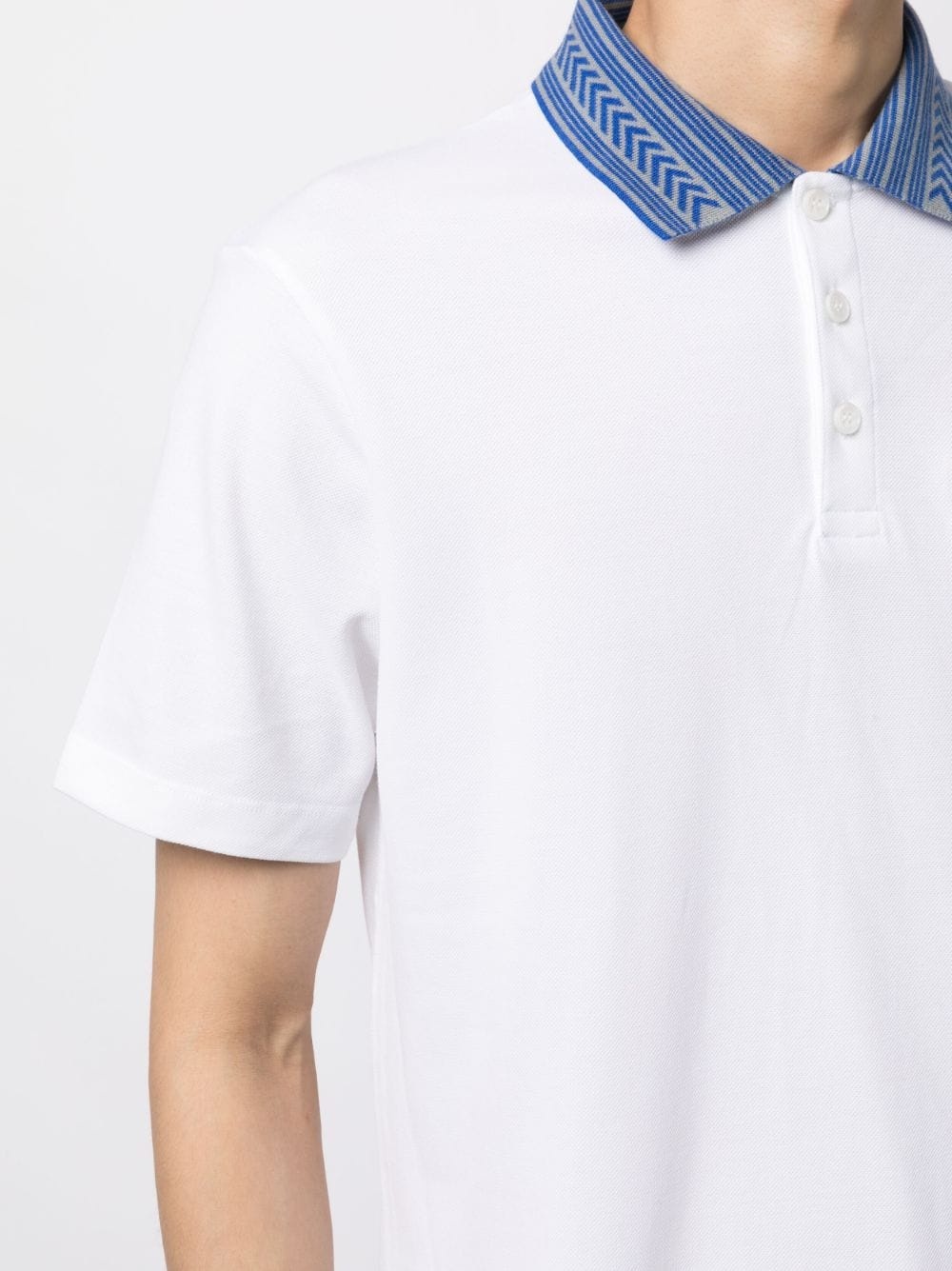 logo-patch polo shirt - 5