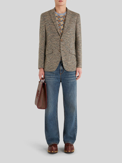 Etro COTTON AND VIRGIN WOOL JACKET outlook