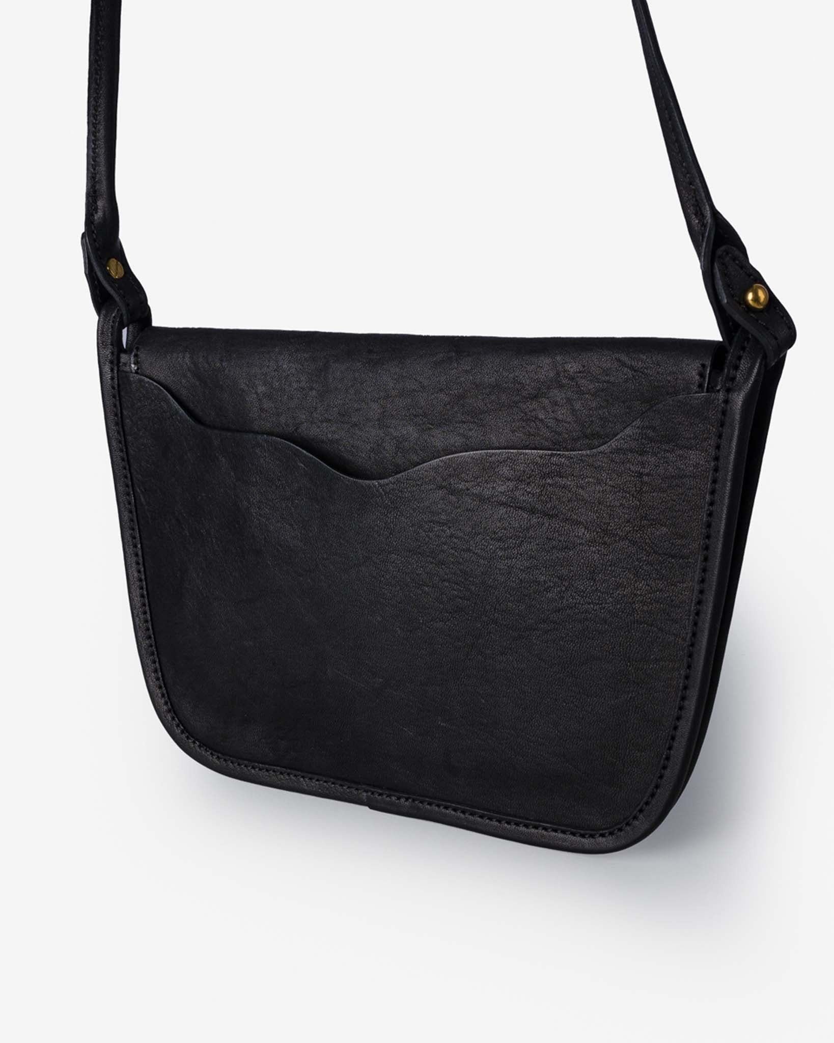 OGL-BV-TPW-HORSE-POCK-BAG-BLK OGL Brave Horsehide Pocket Bag - Black - 4