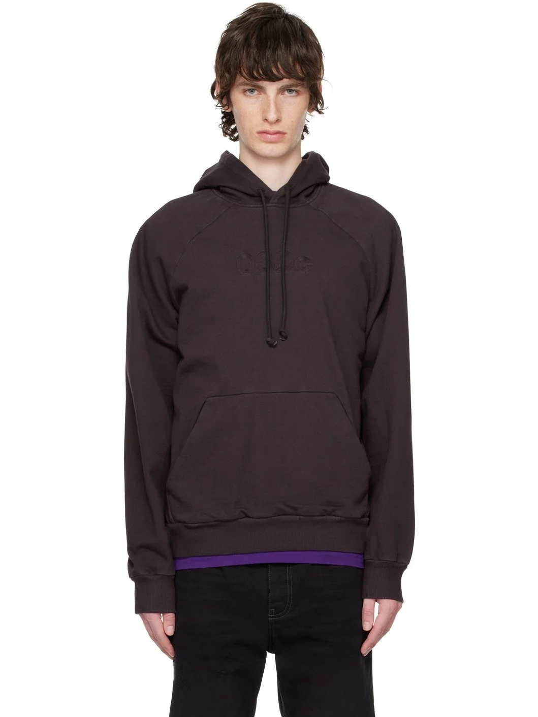 Purple Raglan Hoodie - 1