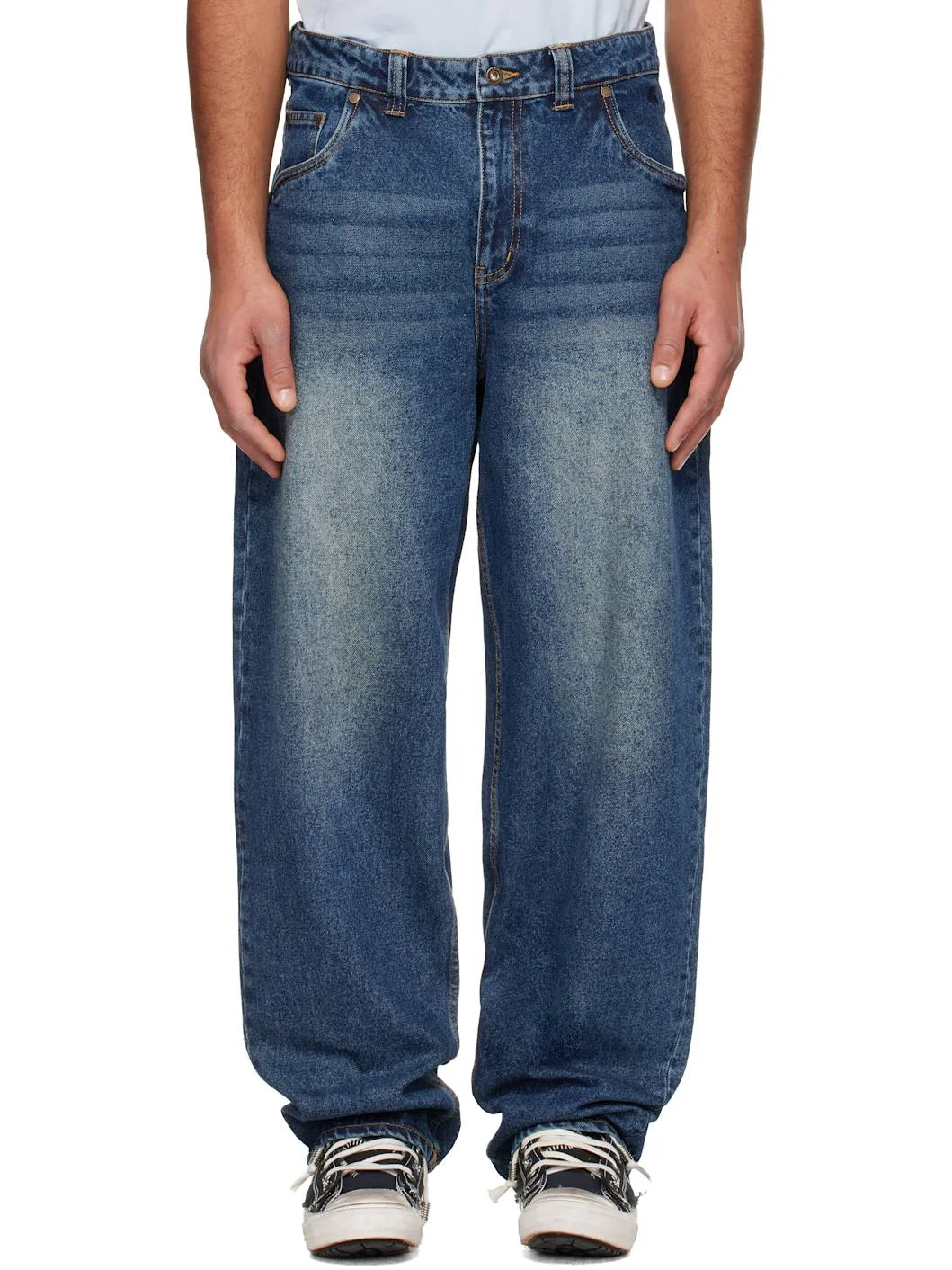 Blue Baggy Jeans - 1