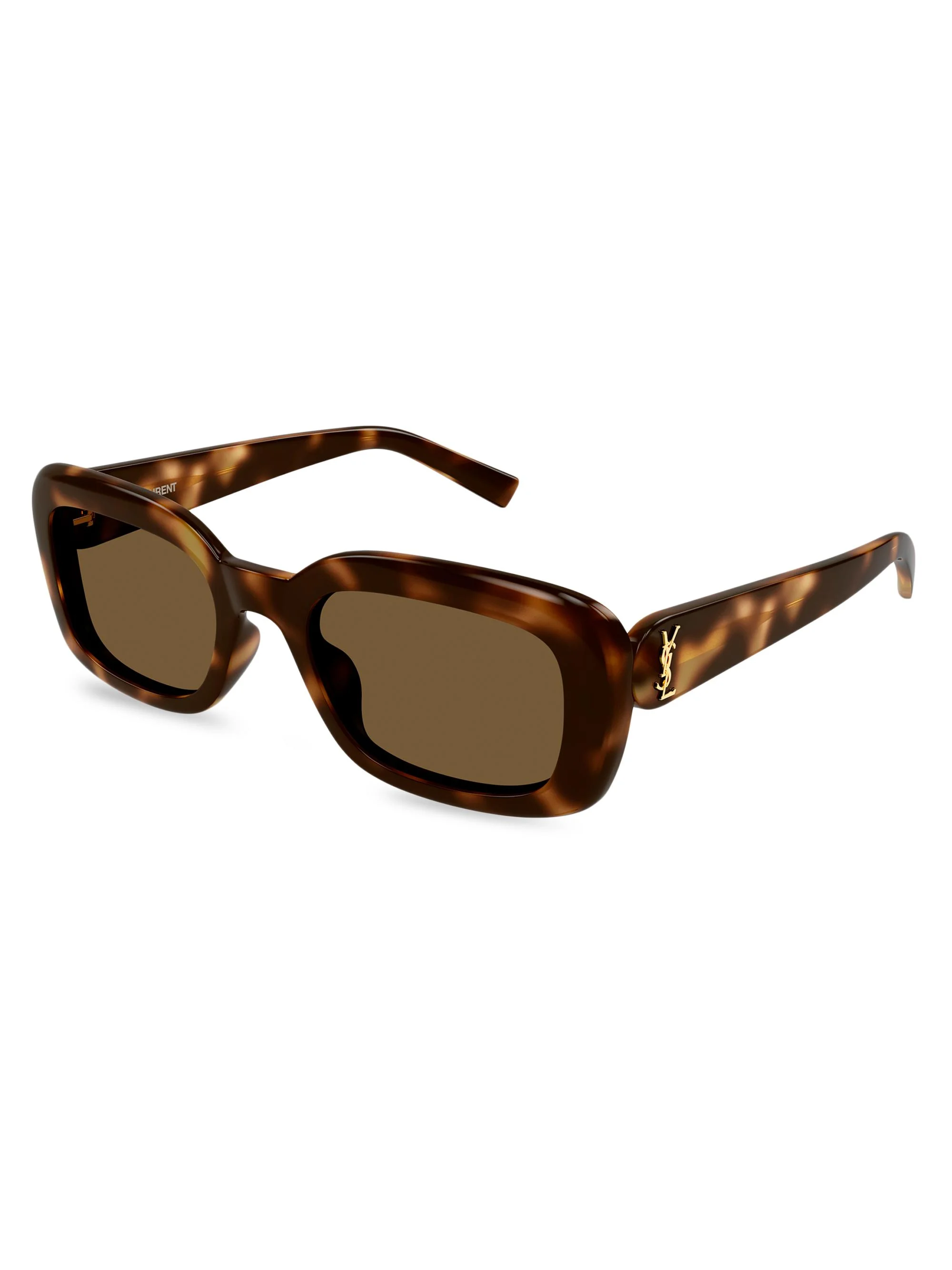 Women's Monogram Perle Rectangular Sunglasses - Havana - 1