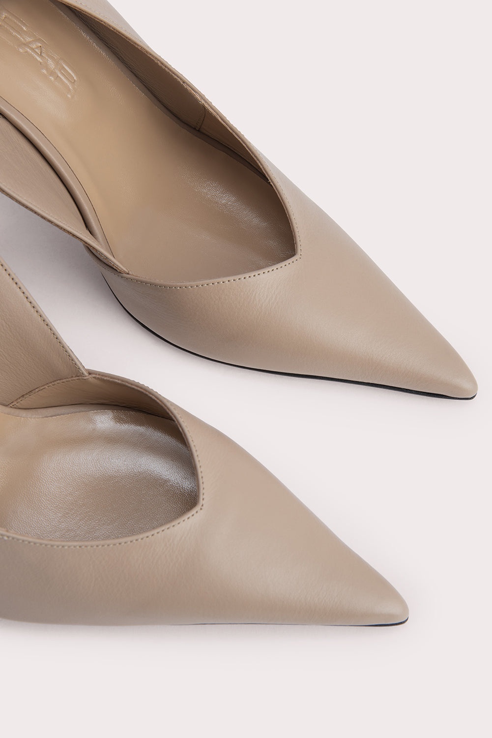 YASHA TAUPE NAPPA LEATHER - 3