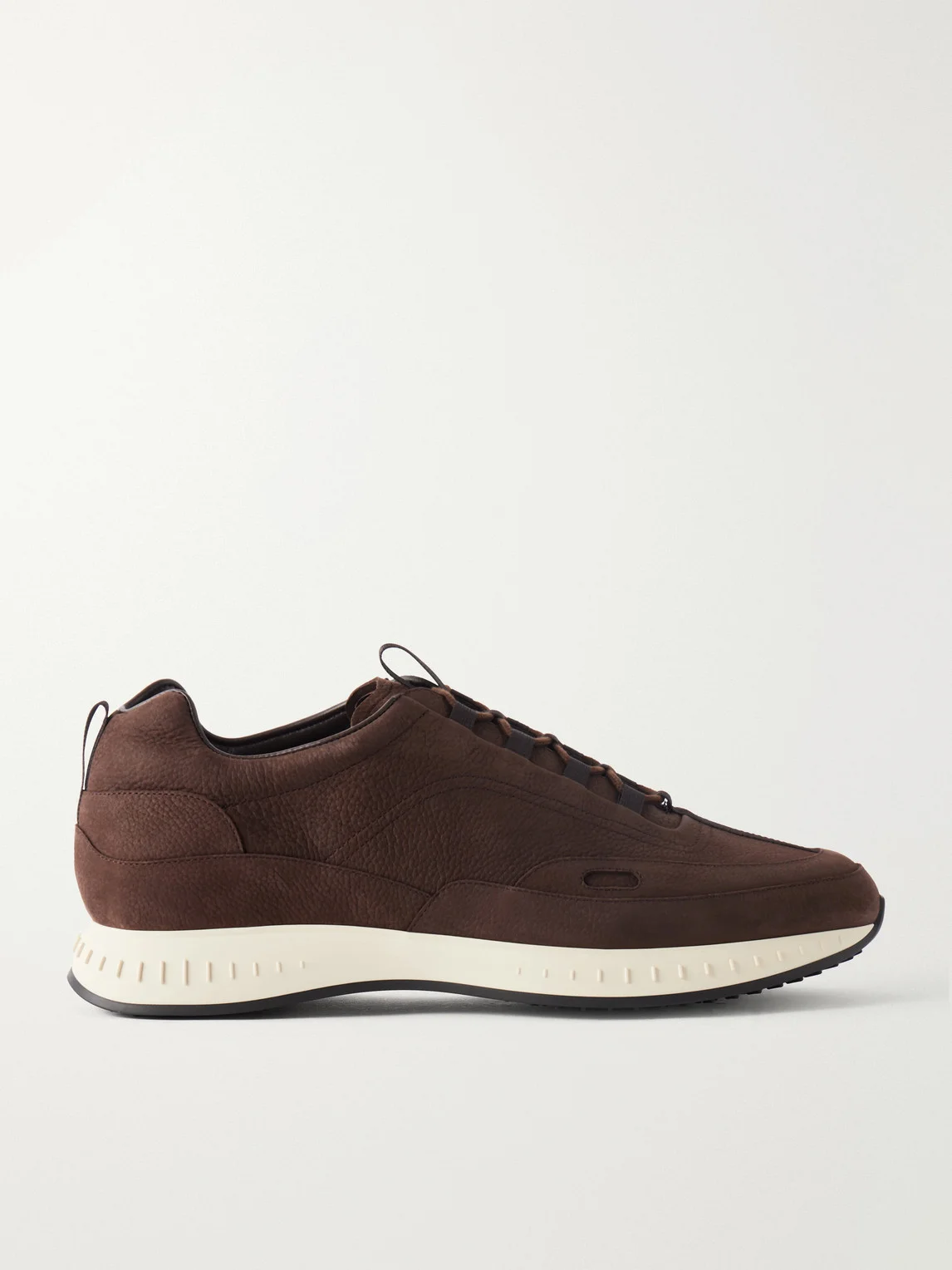 Laced Stream Nubuck Sneakers - 1