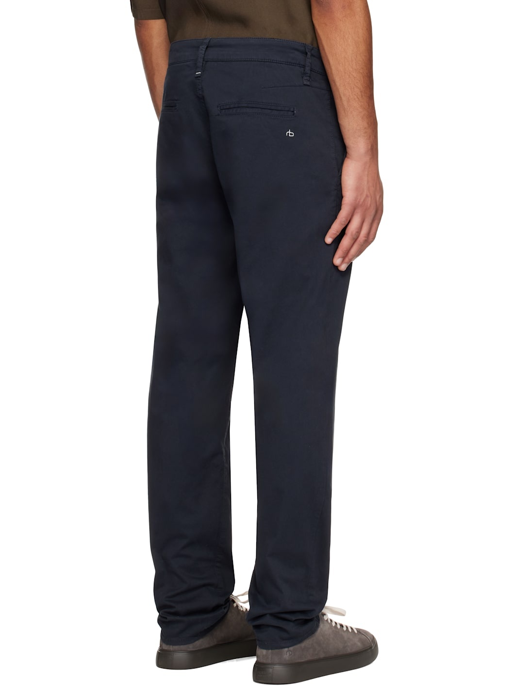 Navy Standard Chino Trousers - 3