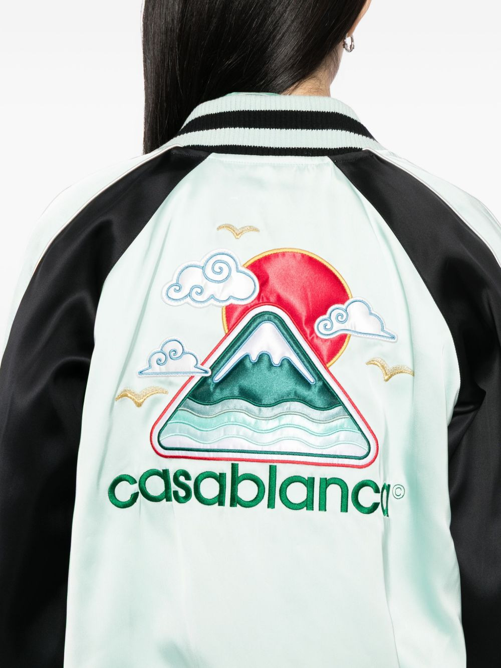 logo-embroidered jacket - 5