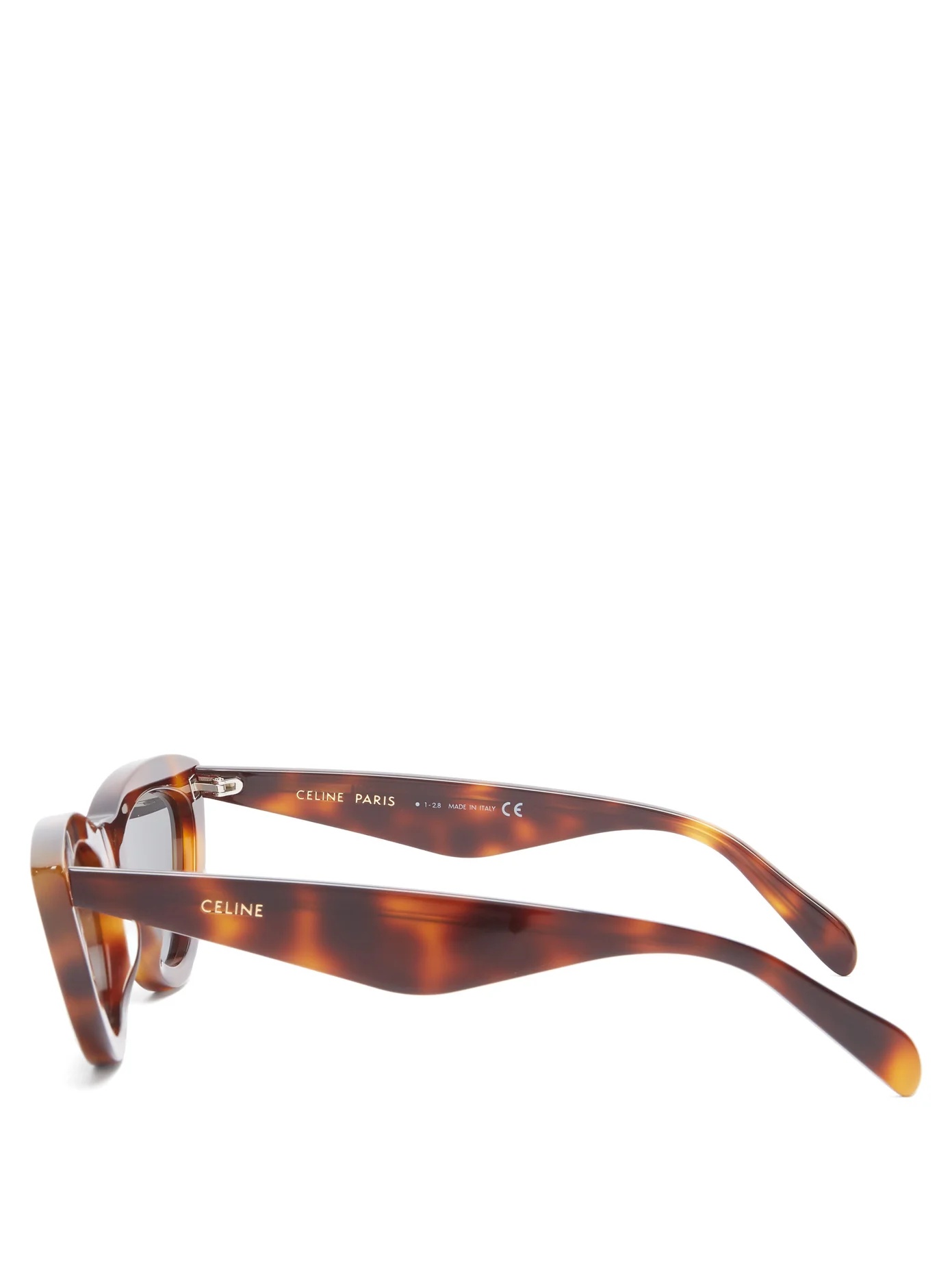 Cat-eye tortoiseshell acetate sunglasses - 3