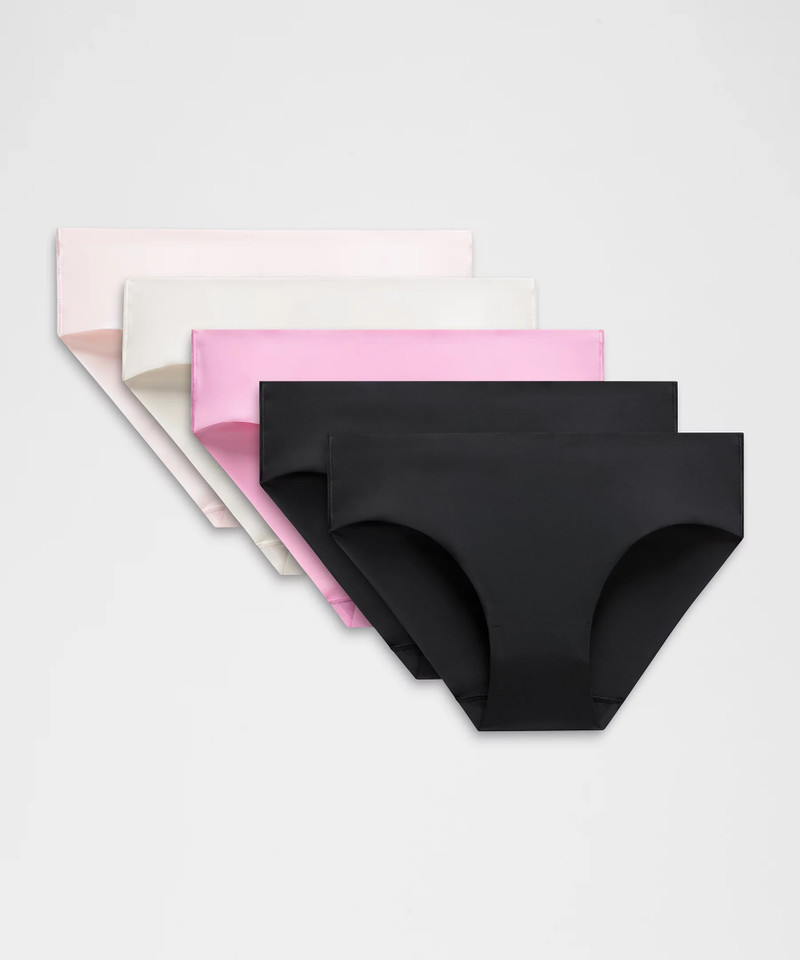 InvisiWear Mid-Rise Bikini Underwear *5 Pack 1