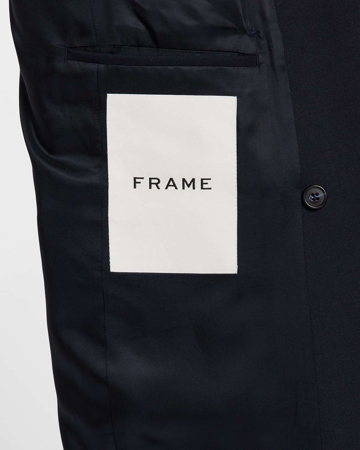 Men's Double-Breasted Wool Blazer Jacket - 5