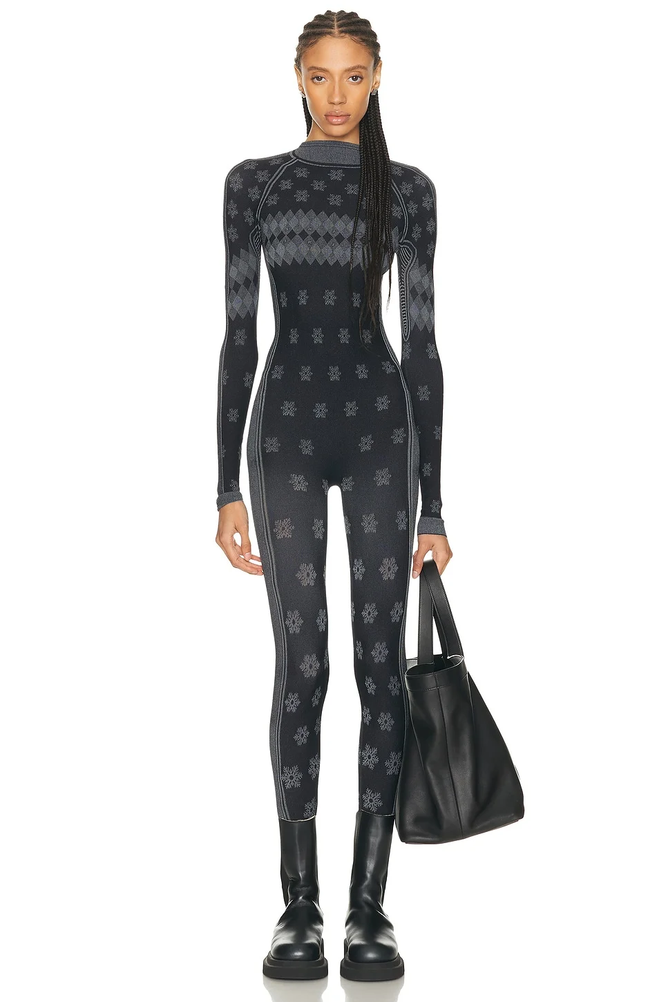 Ski First Layers Turtleneck Catsuit - 1