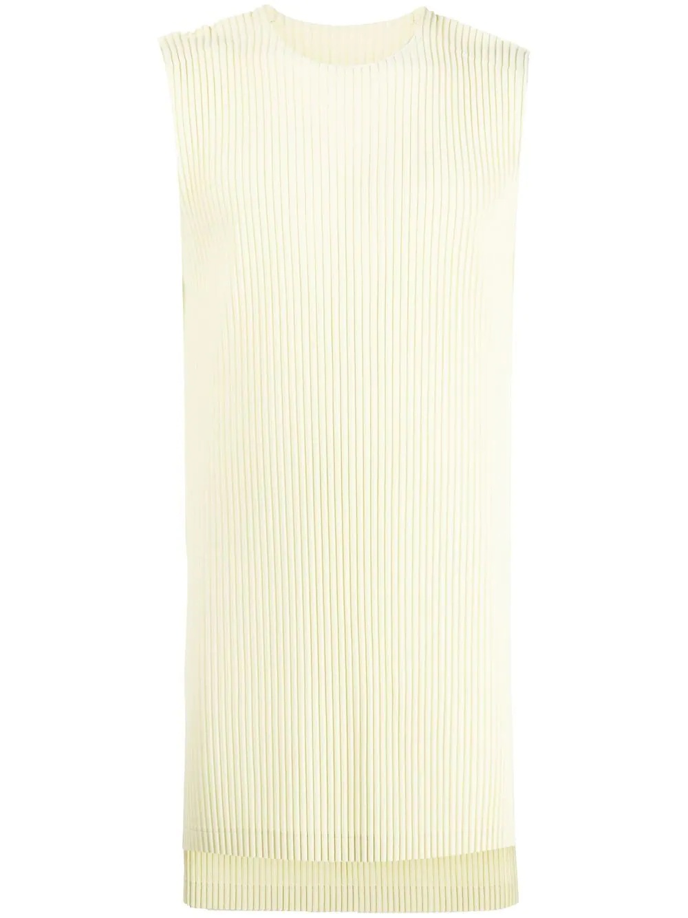 long pleated tank top - 1