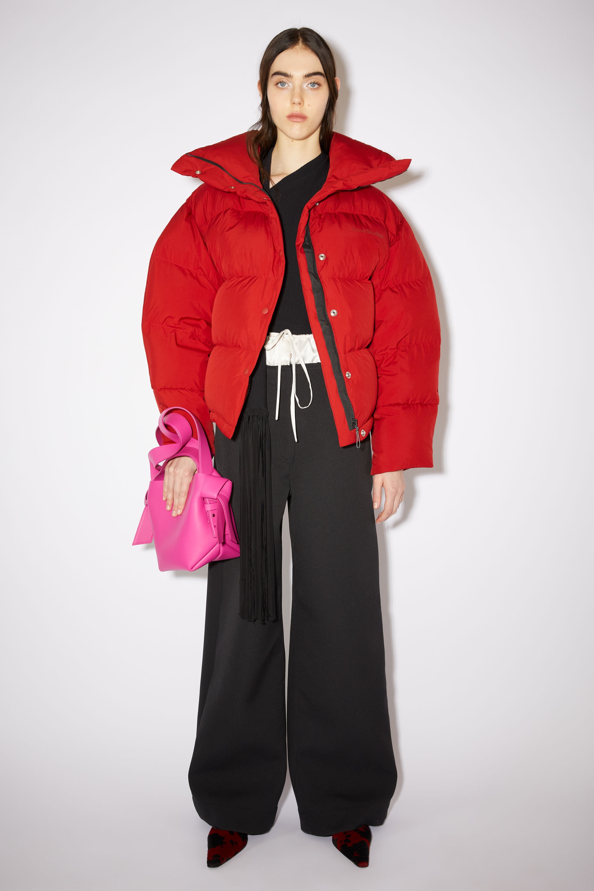 Down puffer jacket - Cherry red - 2