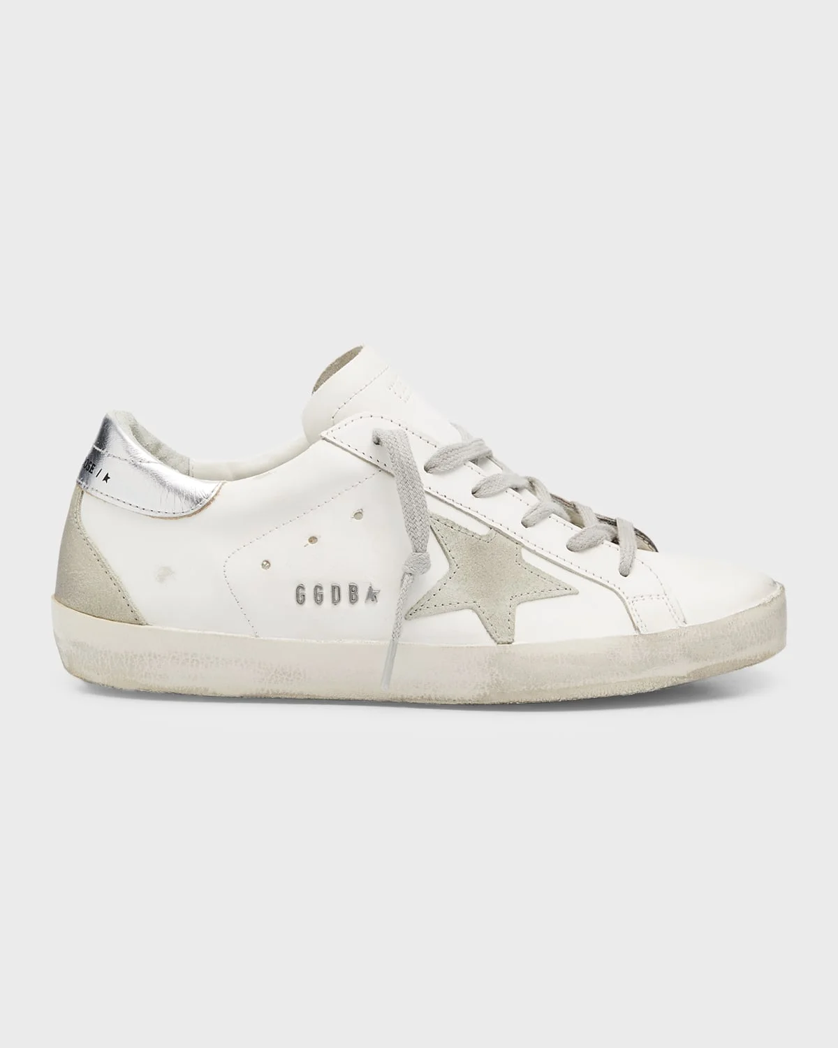 Super-Star Mixed Leather Sneakers - 1