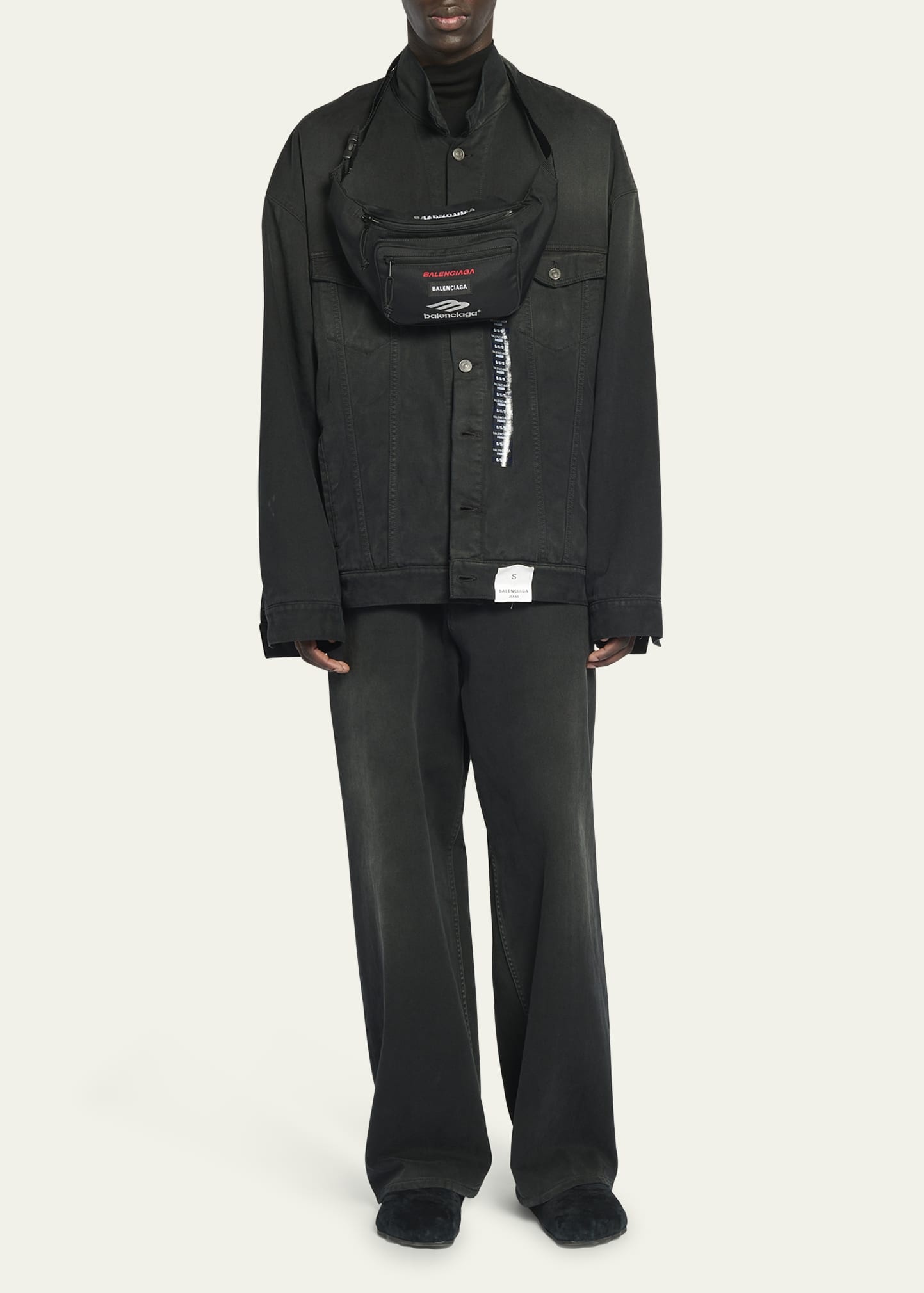 BALENCIAGA Men's Explorer Multilogo Belt Bag