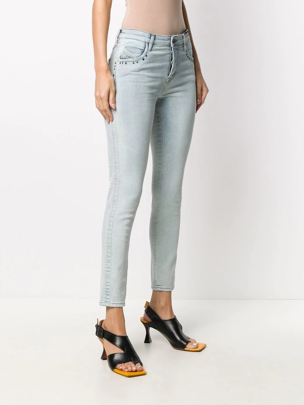 high rise skinny jeans - 3