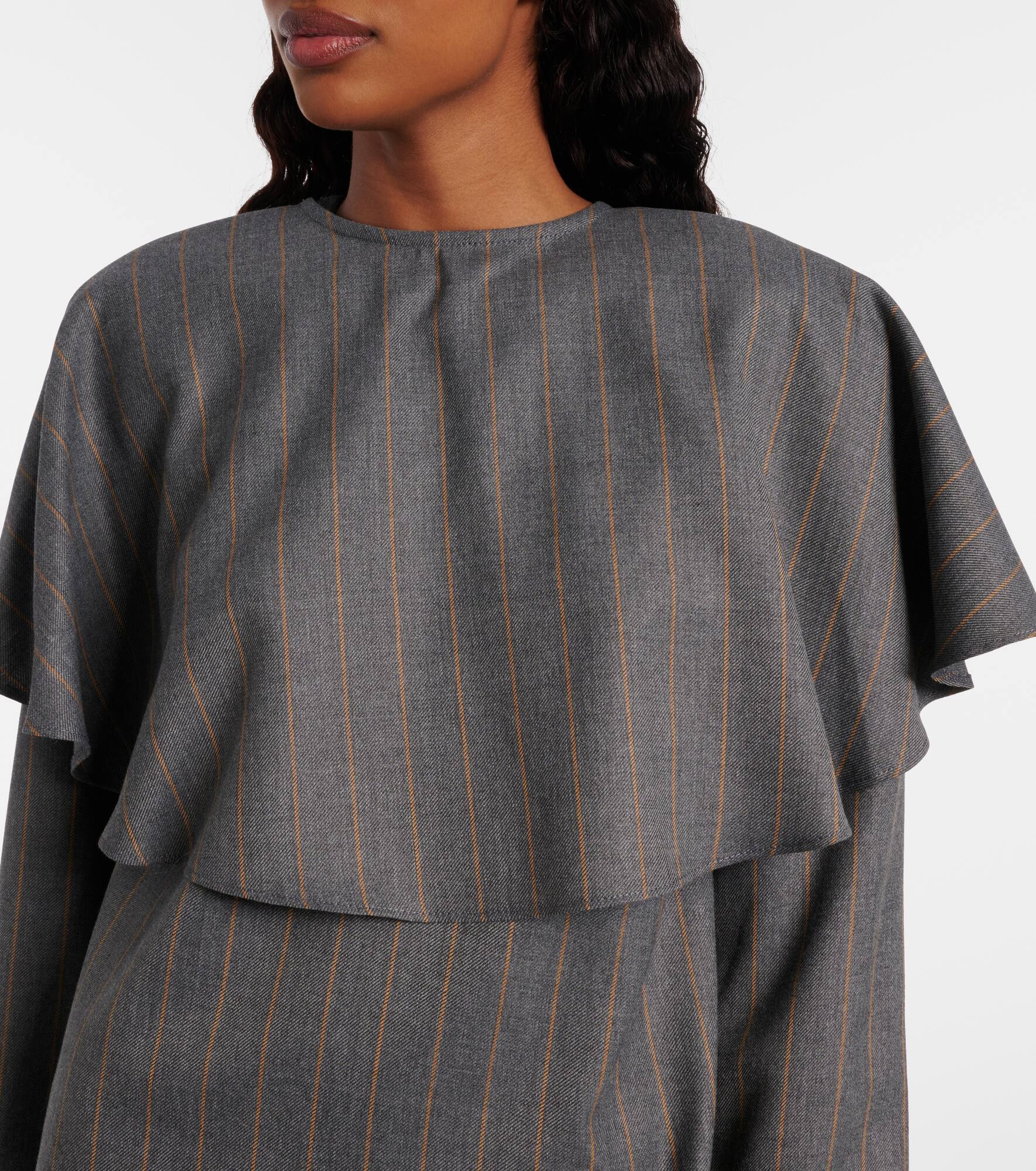 Pinstripe minidress - 4