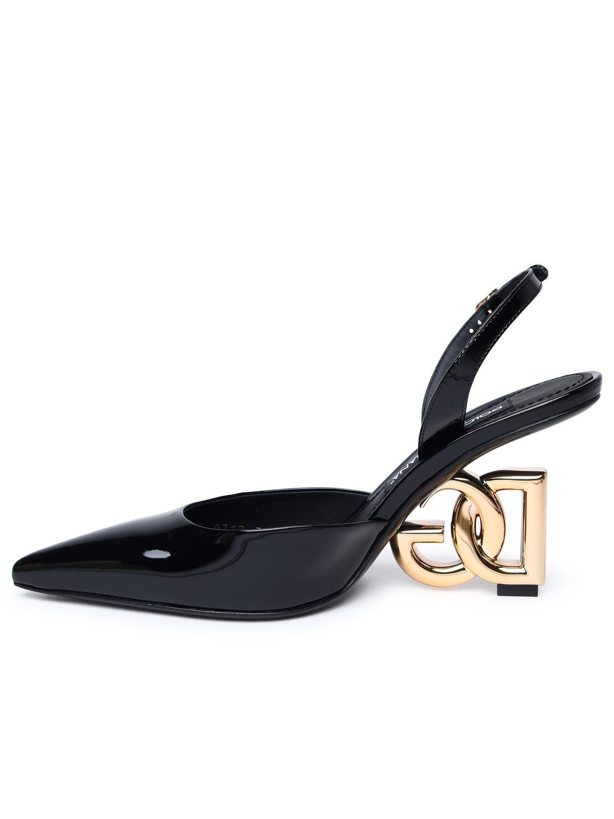 Dolce & Gabbana Black Patent Leather Pumps Woman - 3