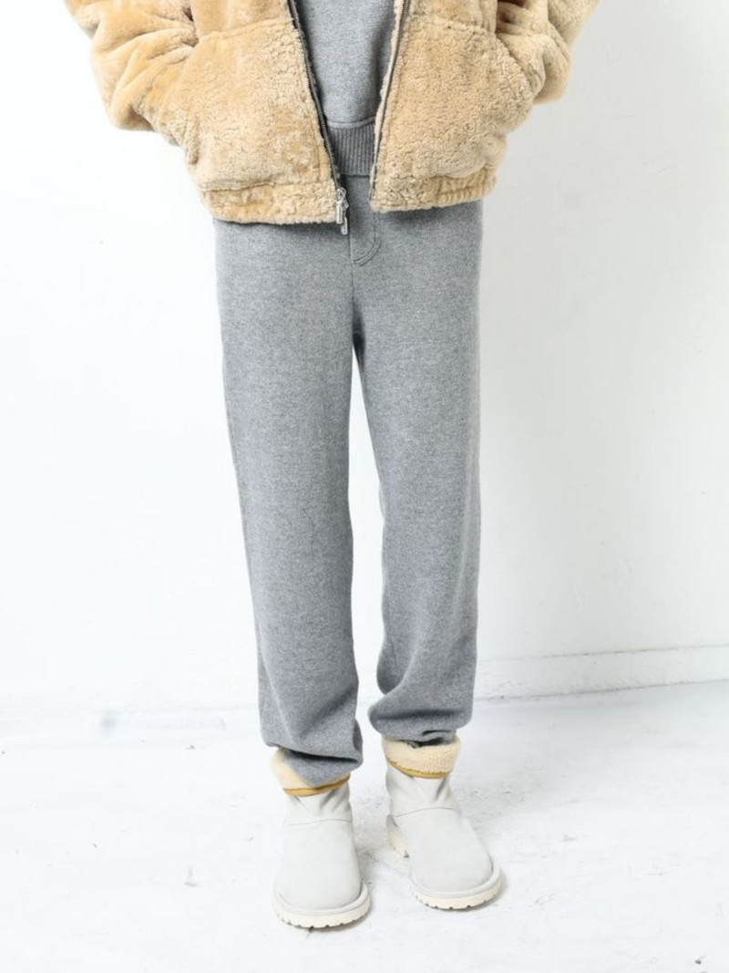 Rhude CORE CASHMERE KNIT LOUNGE PANT outlook