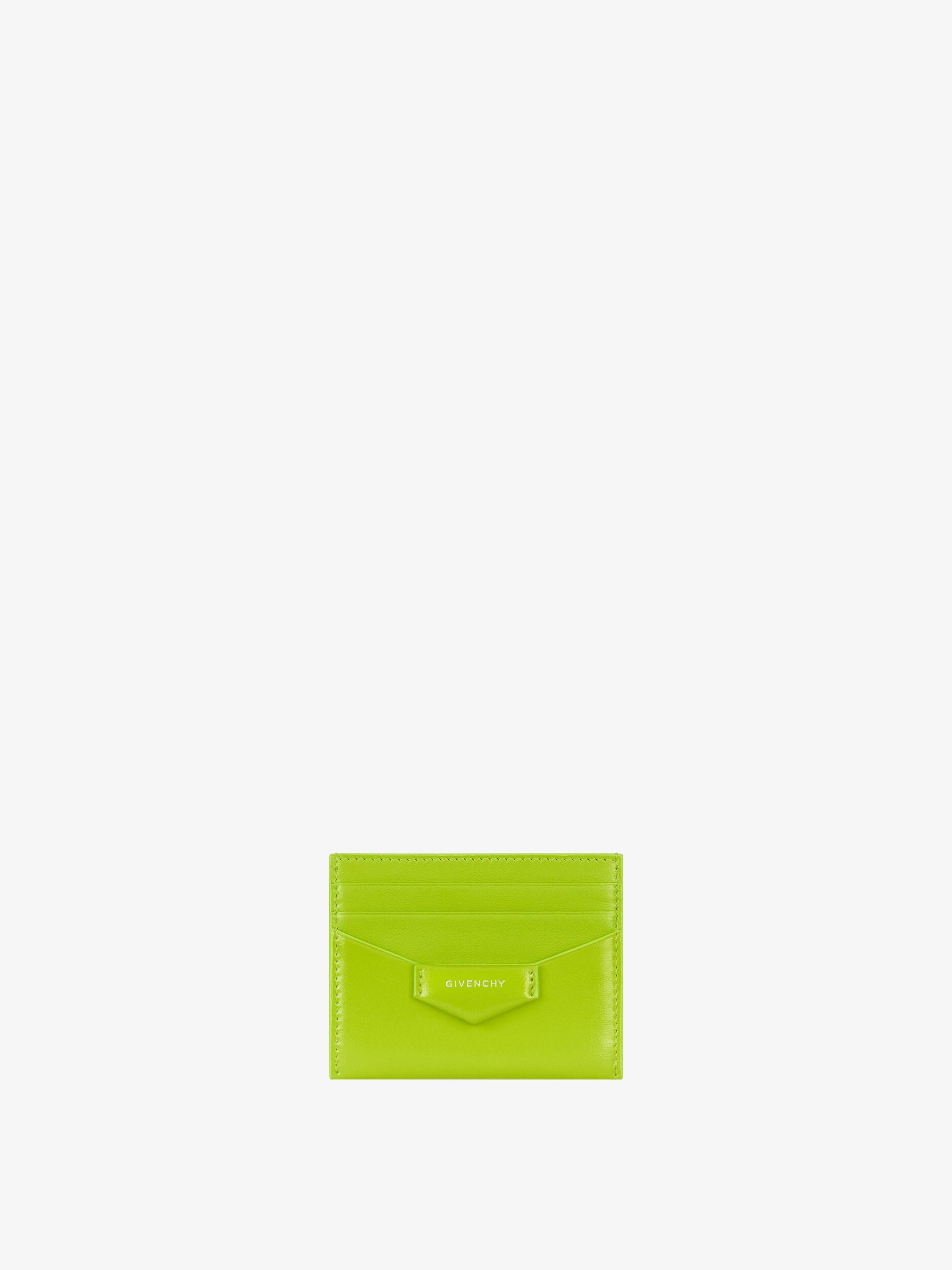 ANTIGONA CARD HOLDER IN BOX LEATHER - 1