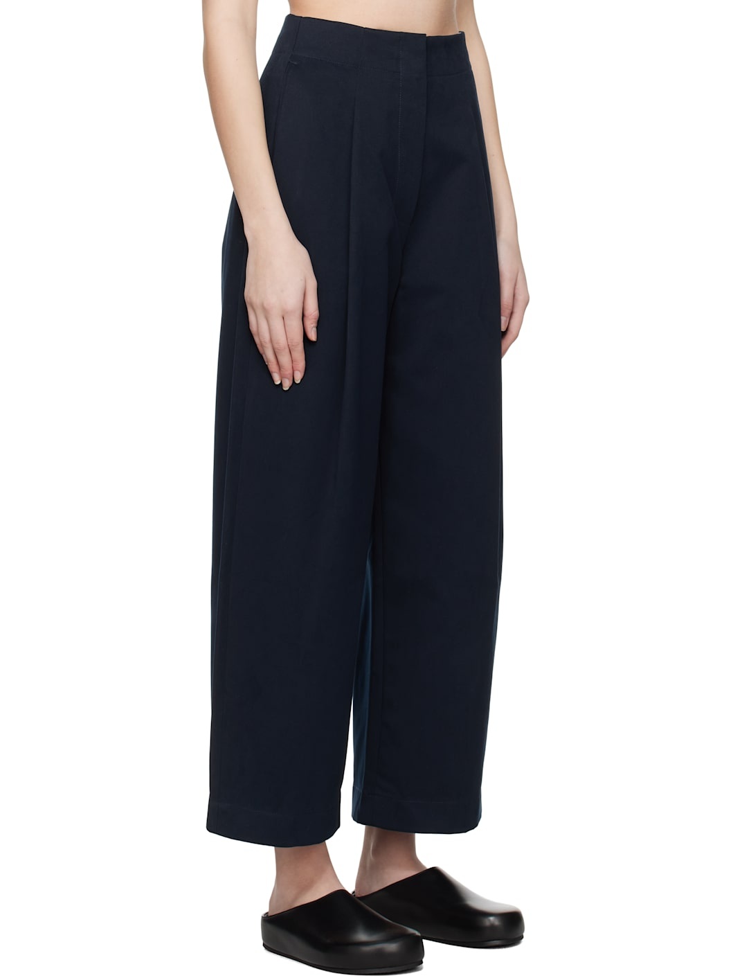 Navy Dordoni Trousers - 2