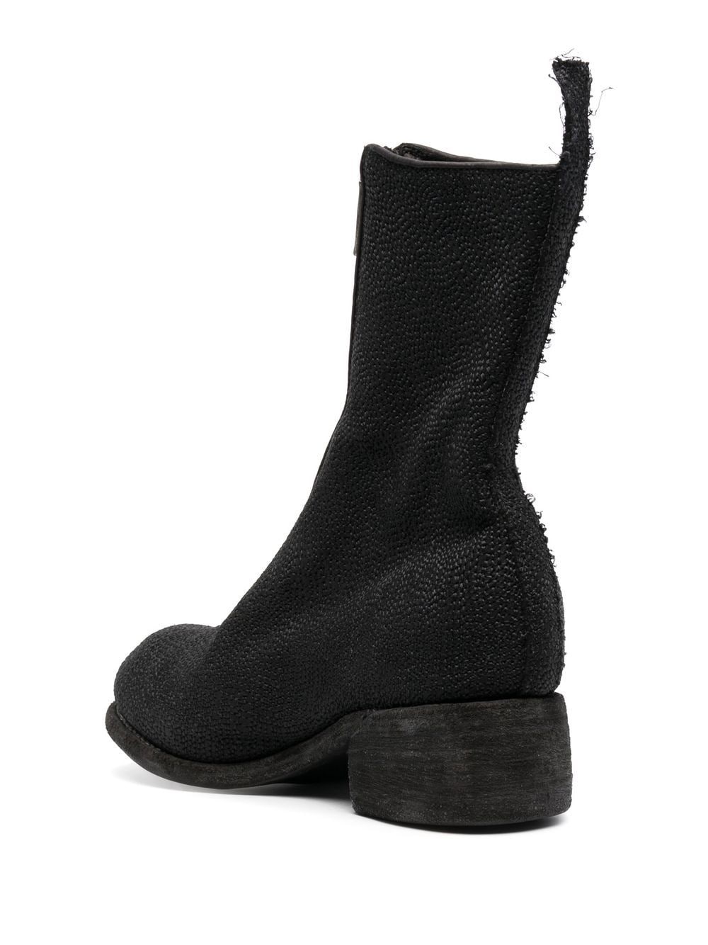 slouchy front-zip ankle boots - 3