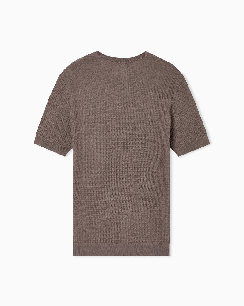 EMPORIO ARMANI US EXCLUSIVE PLAIN-KNIT WOOL JUMPER outlook