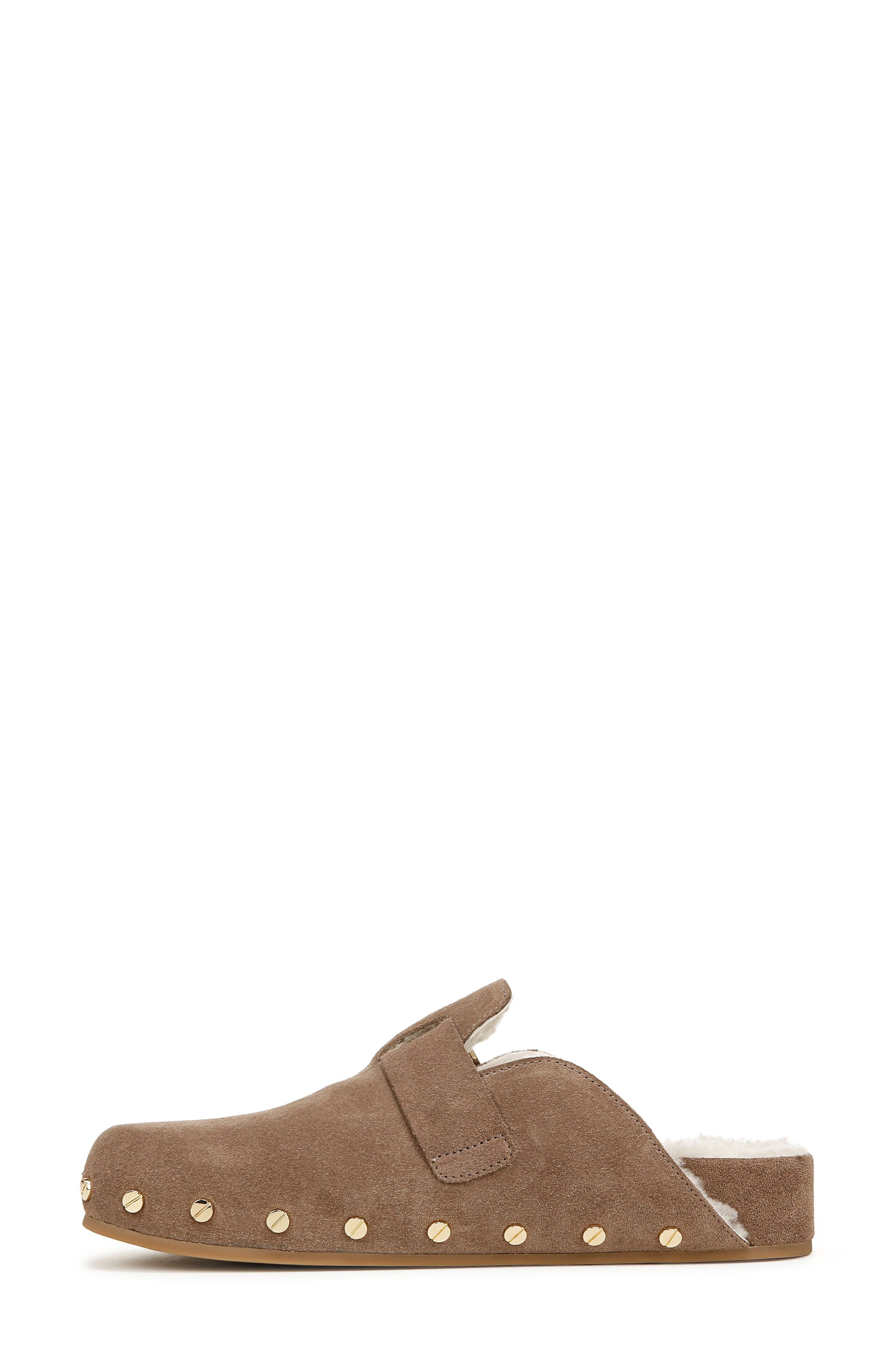 Veronica Beard Fern 2 Genuine Shearling Clog in Taupe at Nordstrom - 8