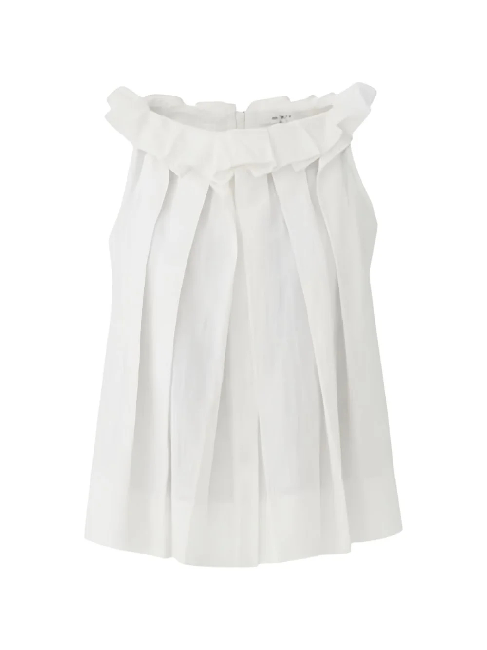 ruffled pleated top - 1