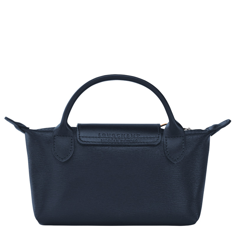 Le Pliage City Pouch with handle Navy - Canvas 3