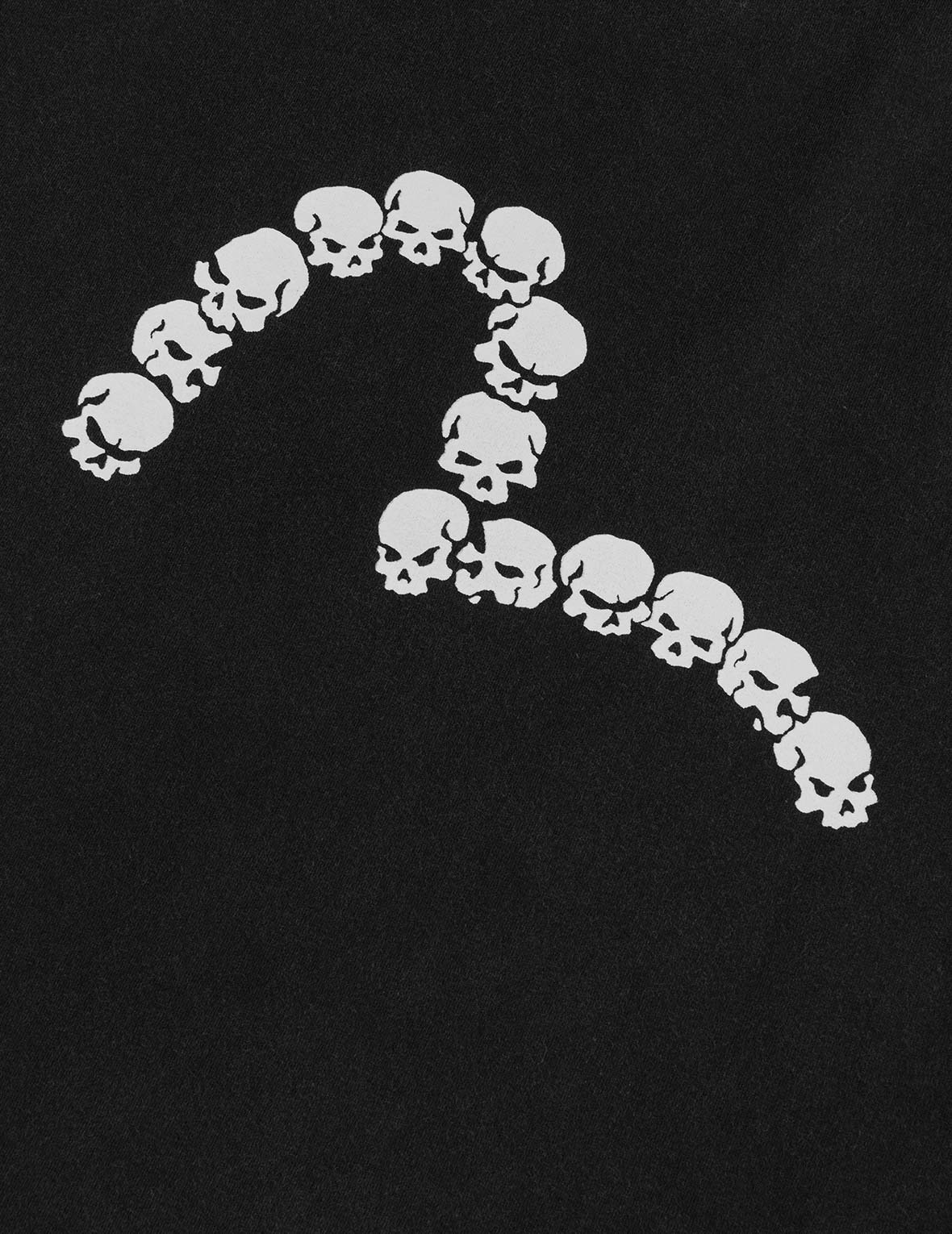 Logo and Skull Seagull Print Oversized T-shirt - 5