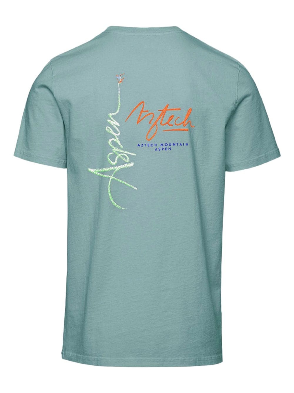 Planet Aspen logo-print T-shirt - 4