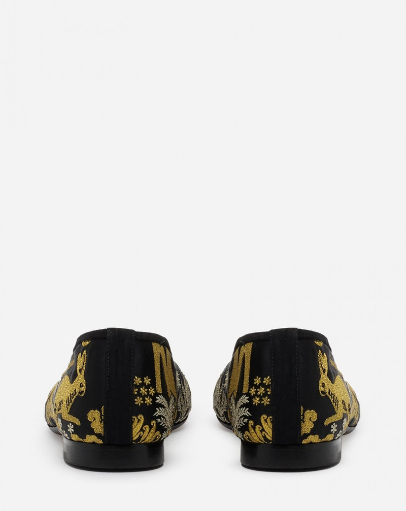 Lanvin CLASSIC BALLET PUMPS WITH HERITAGE RATEAU EMBROIDERY outlook