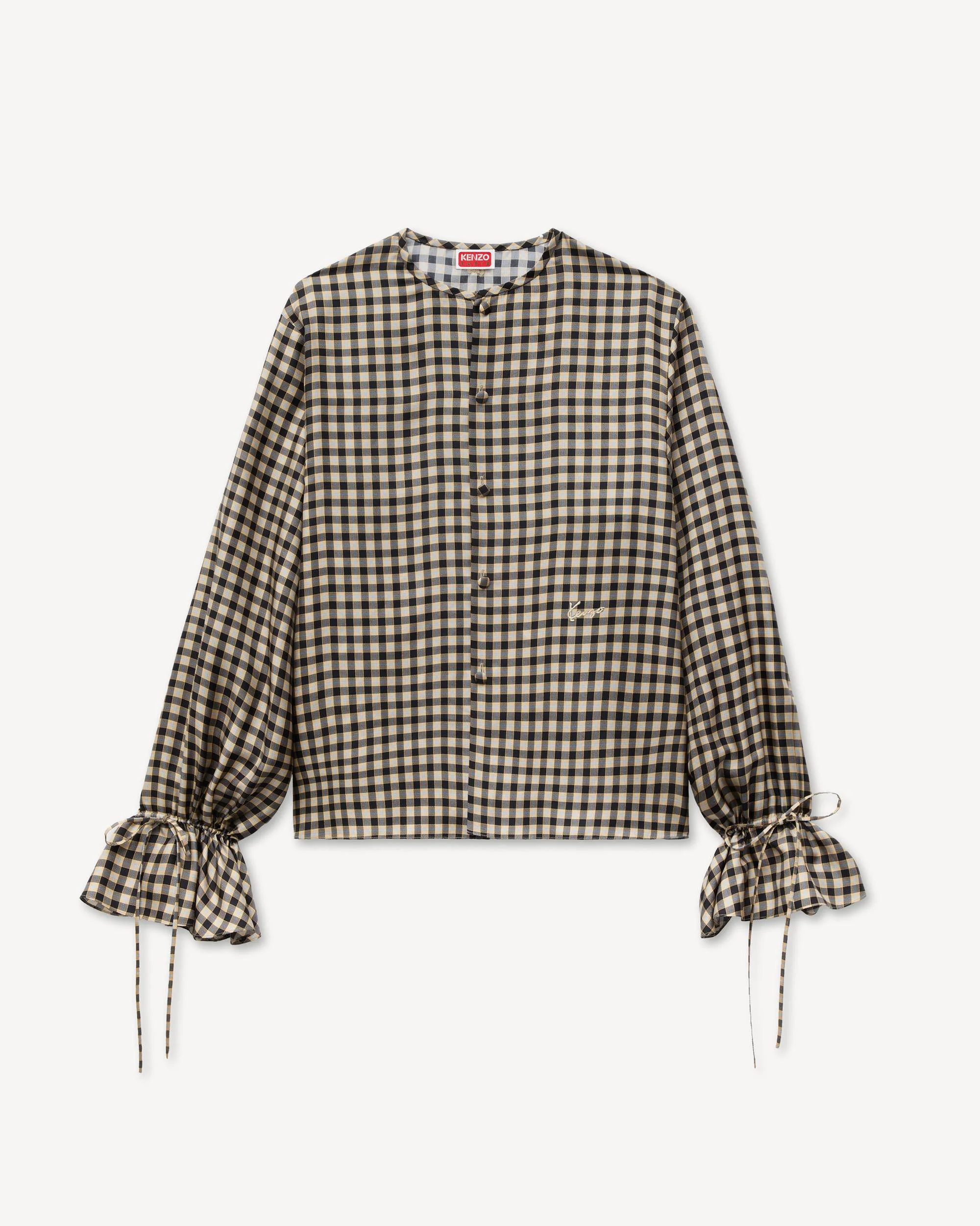 'KENZO Checks' blouse in silk - 1